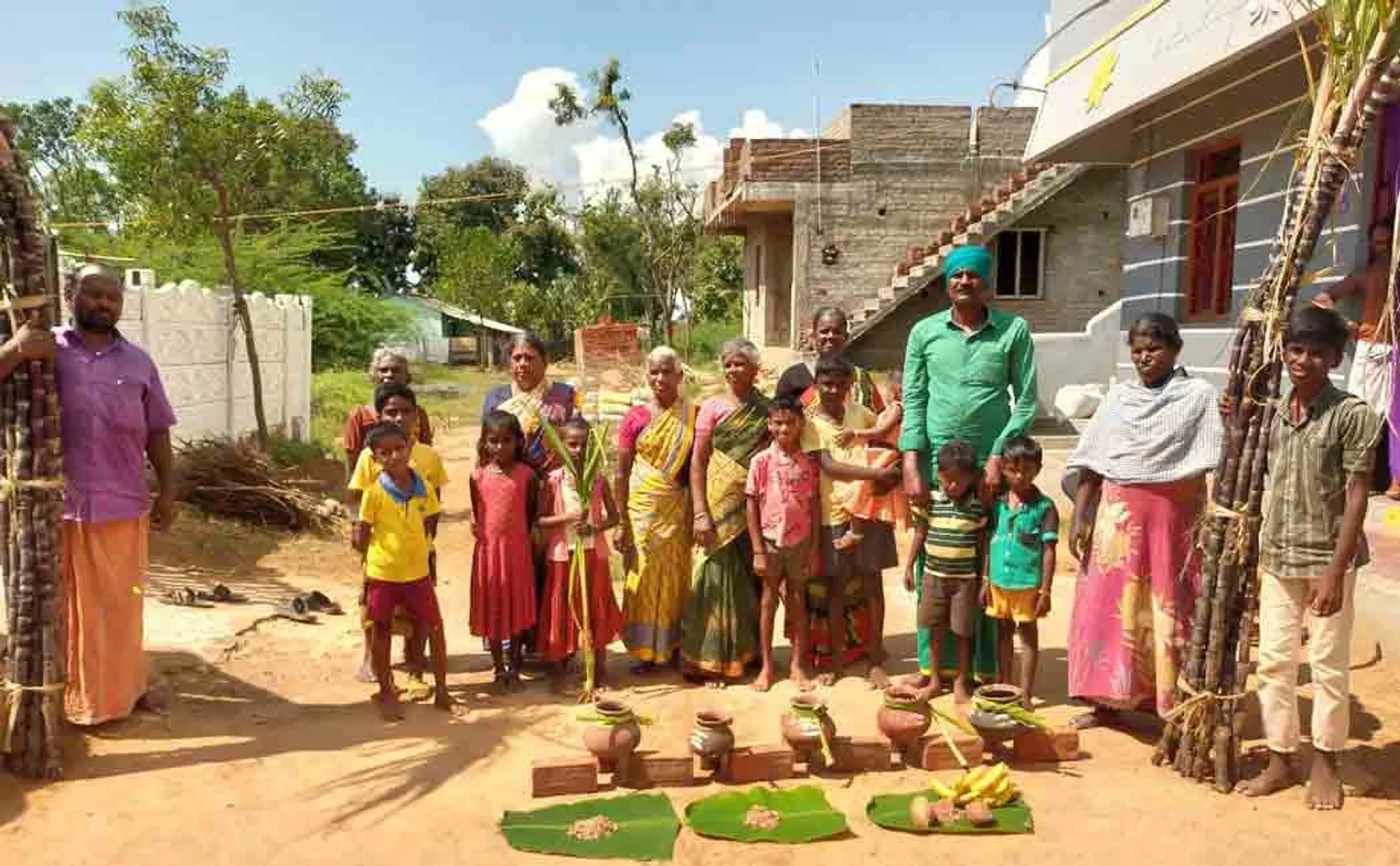 Farmers celebrate pongal 