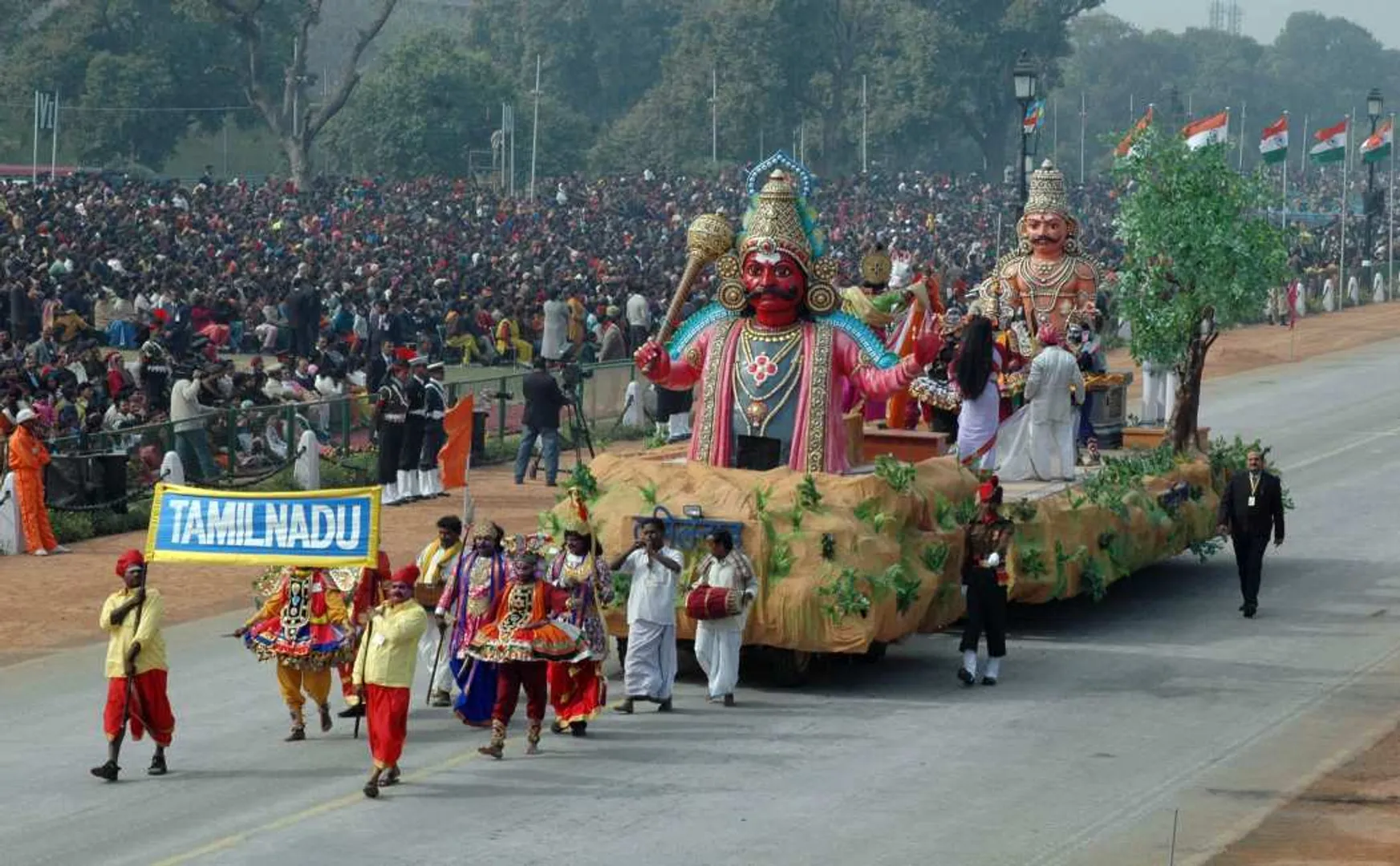 What are the procedures for selecting vehicles? republic day in delhi 