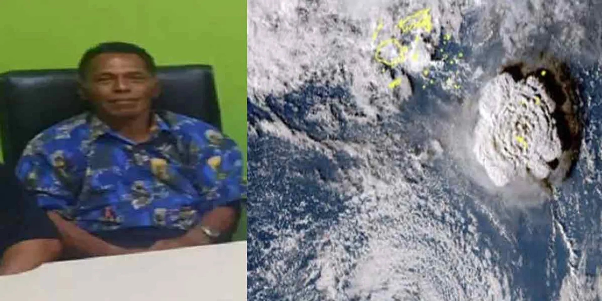 27 hours of struggle at sea ... the old man who survived the Tongo tsunami!