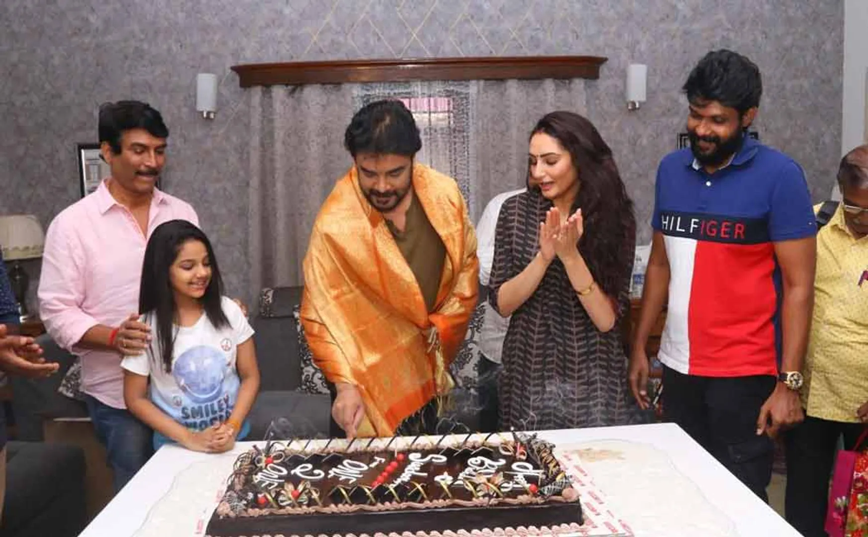 One 2 One film crew celebrated SundarC birthday