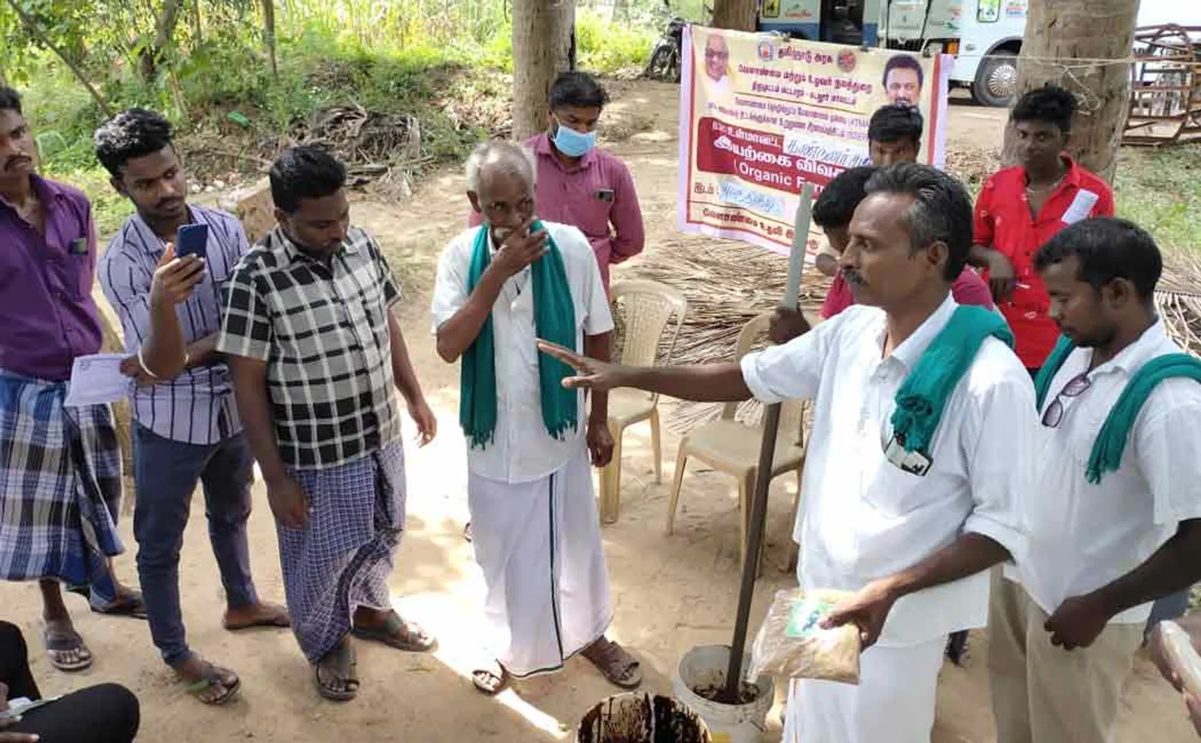 A day trip tour for farmers held in Cuddalore
