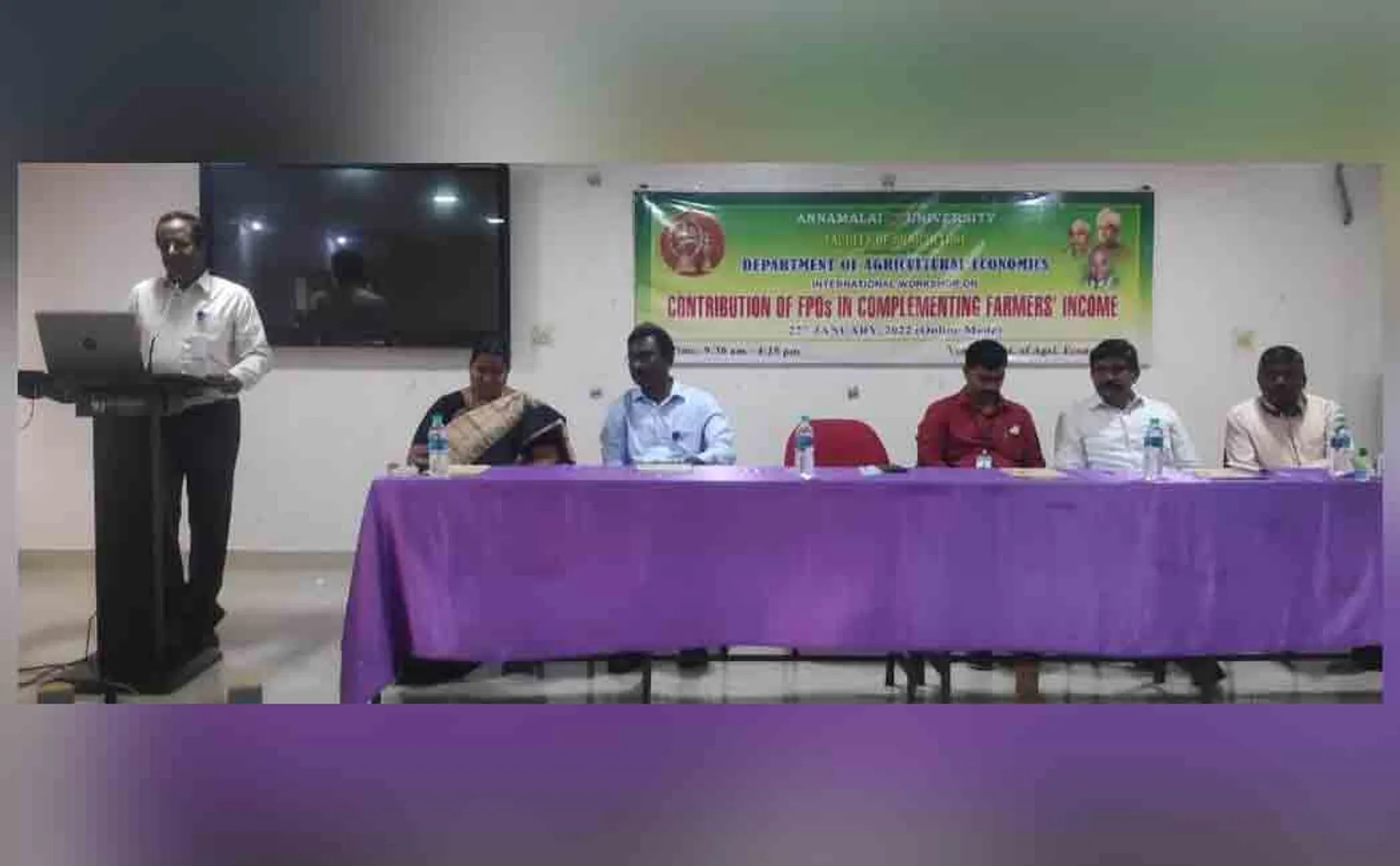 International Workshop at Annamalai University!