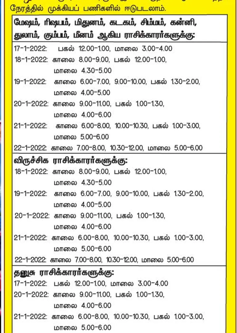 /idhalgal/balajothidam/week-favorable-day-and-time-16-1-2022-22-1-2022