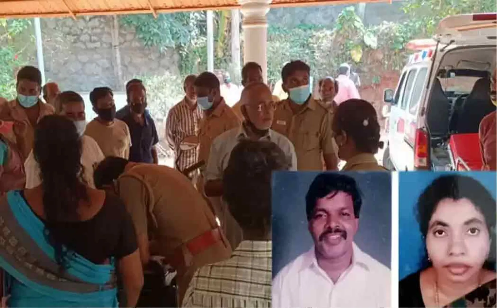 DMK executive passed away with his wife