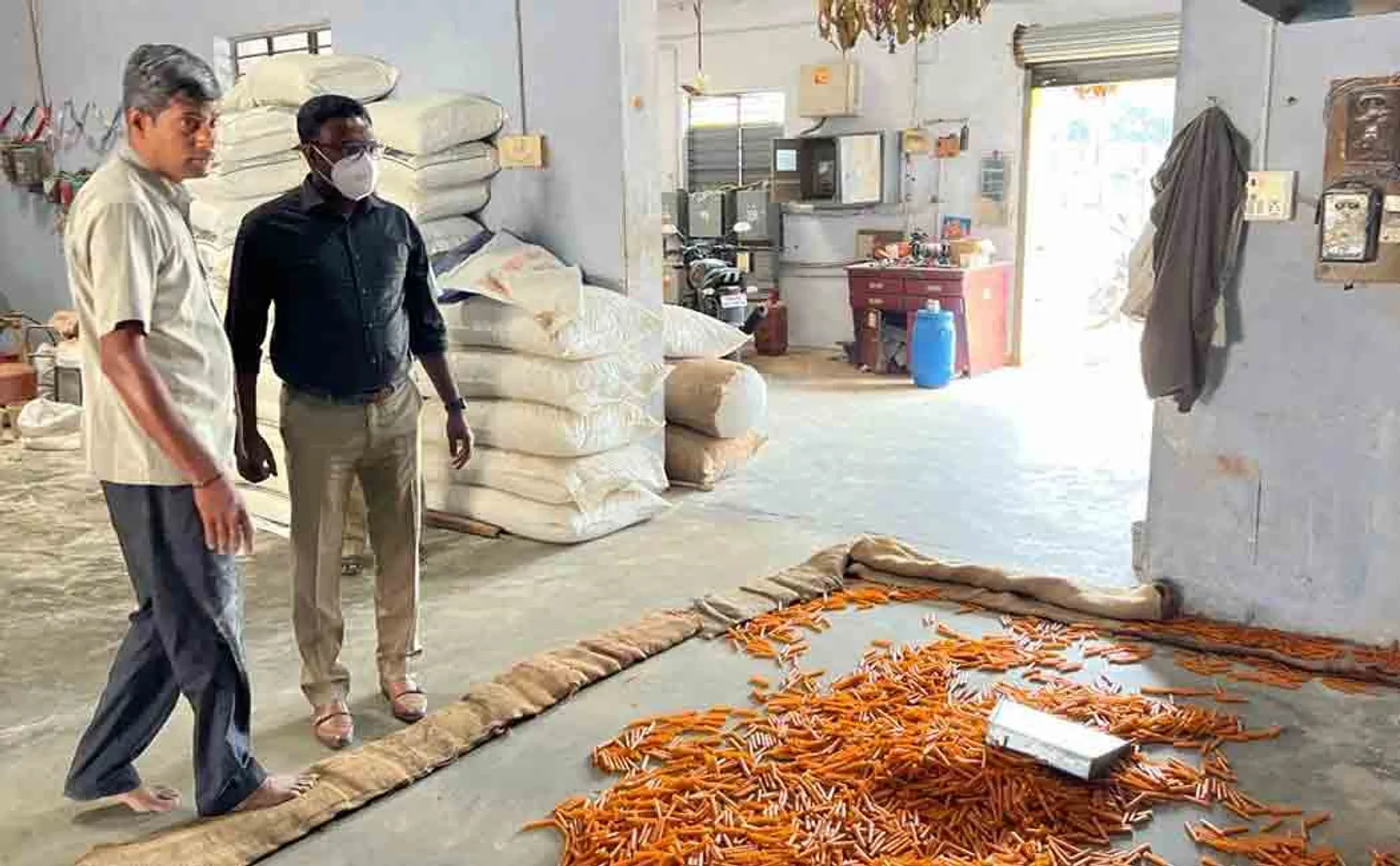 Excessive synthetic pigments; Sudden raid on food companie 