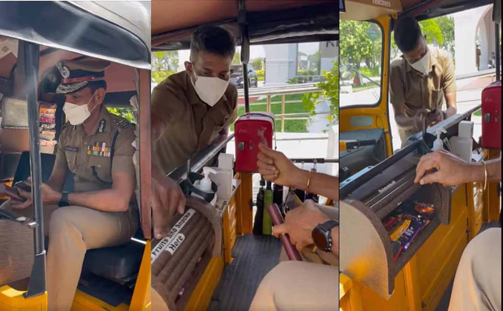 Wi-Fi, newspaper facility for passengers boarding the auto ... Call the auto driver in person and contact the DGP. Congratulations!