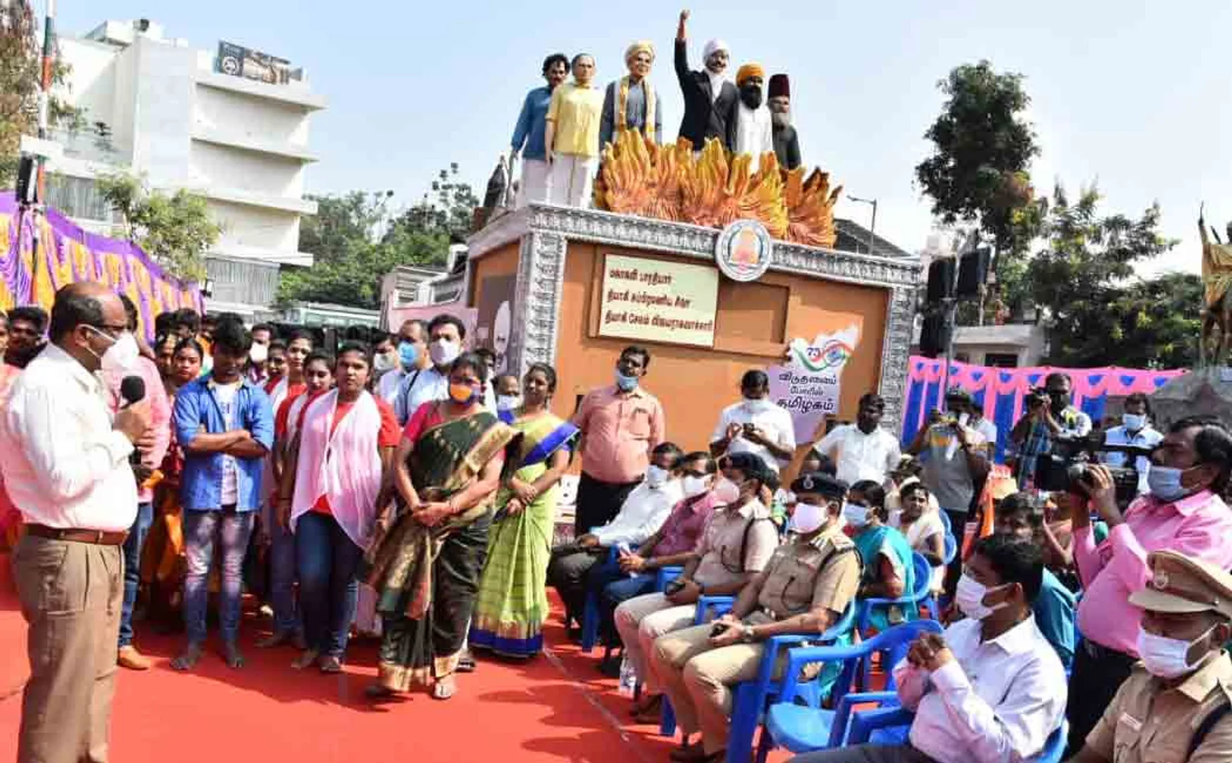 Decorative vehicle in Trichy 