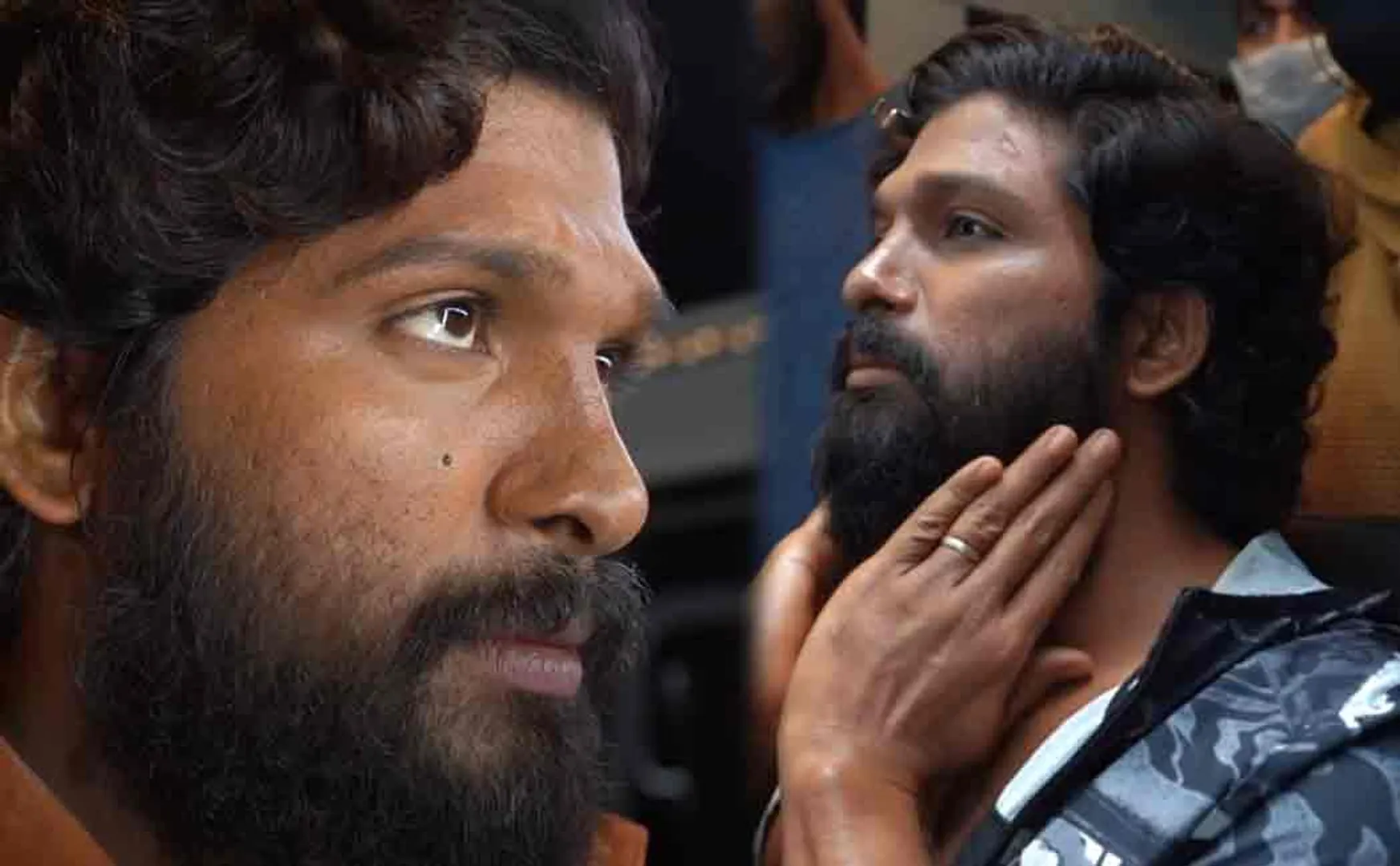 Allu Arjun Transforming into pushpa raj 