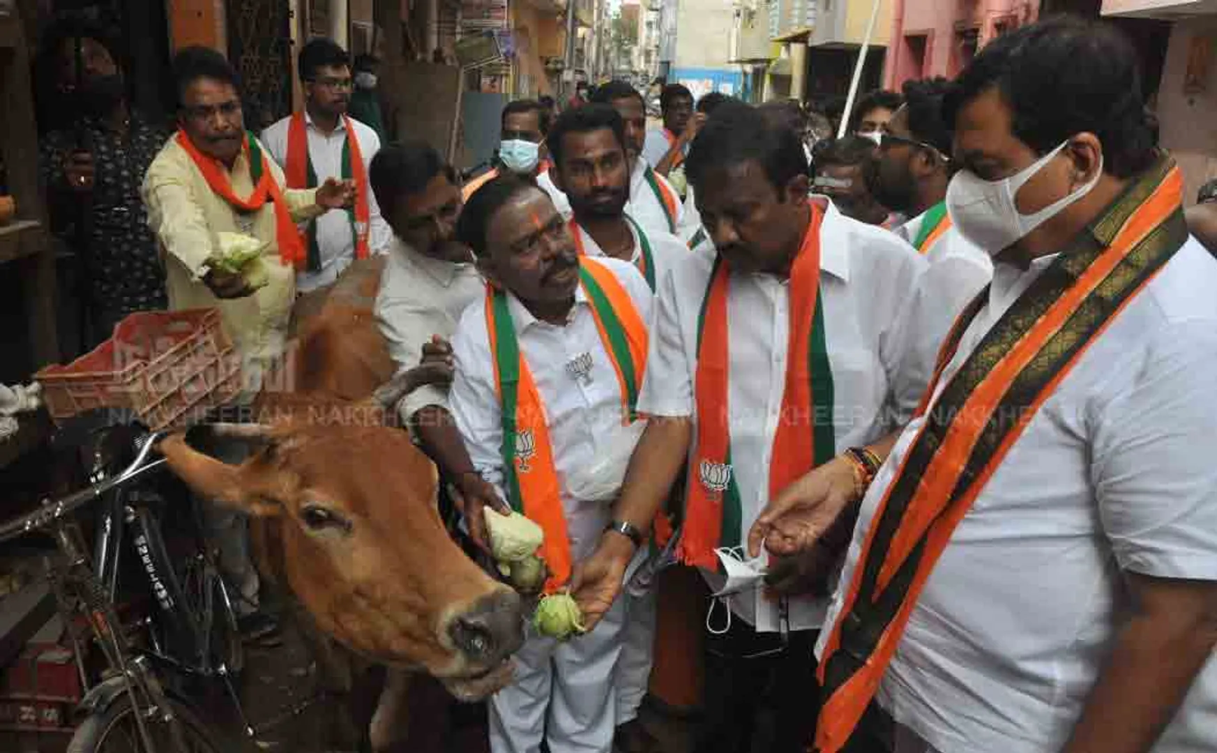 BJP Members vote campaign 