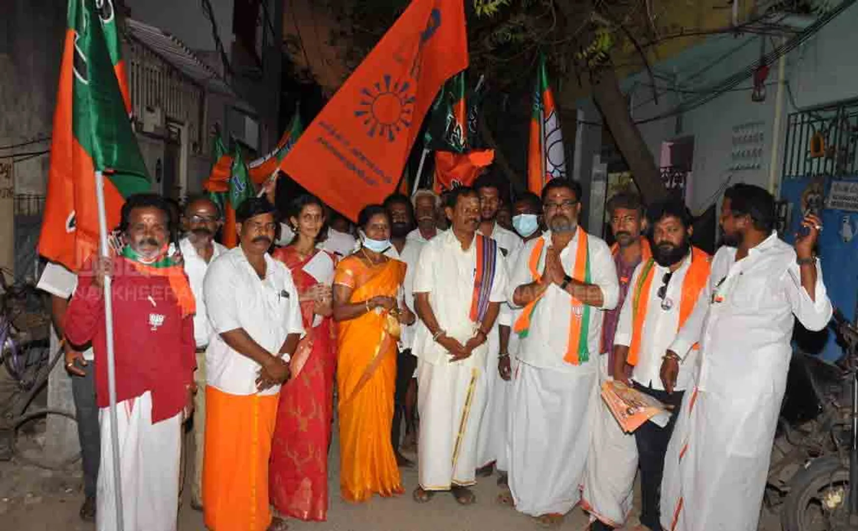 Arjun Sampath collects votes BJP of the candidate!  