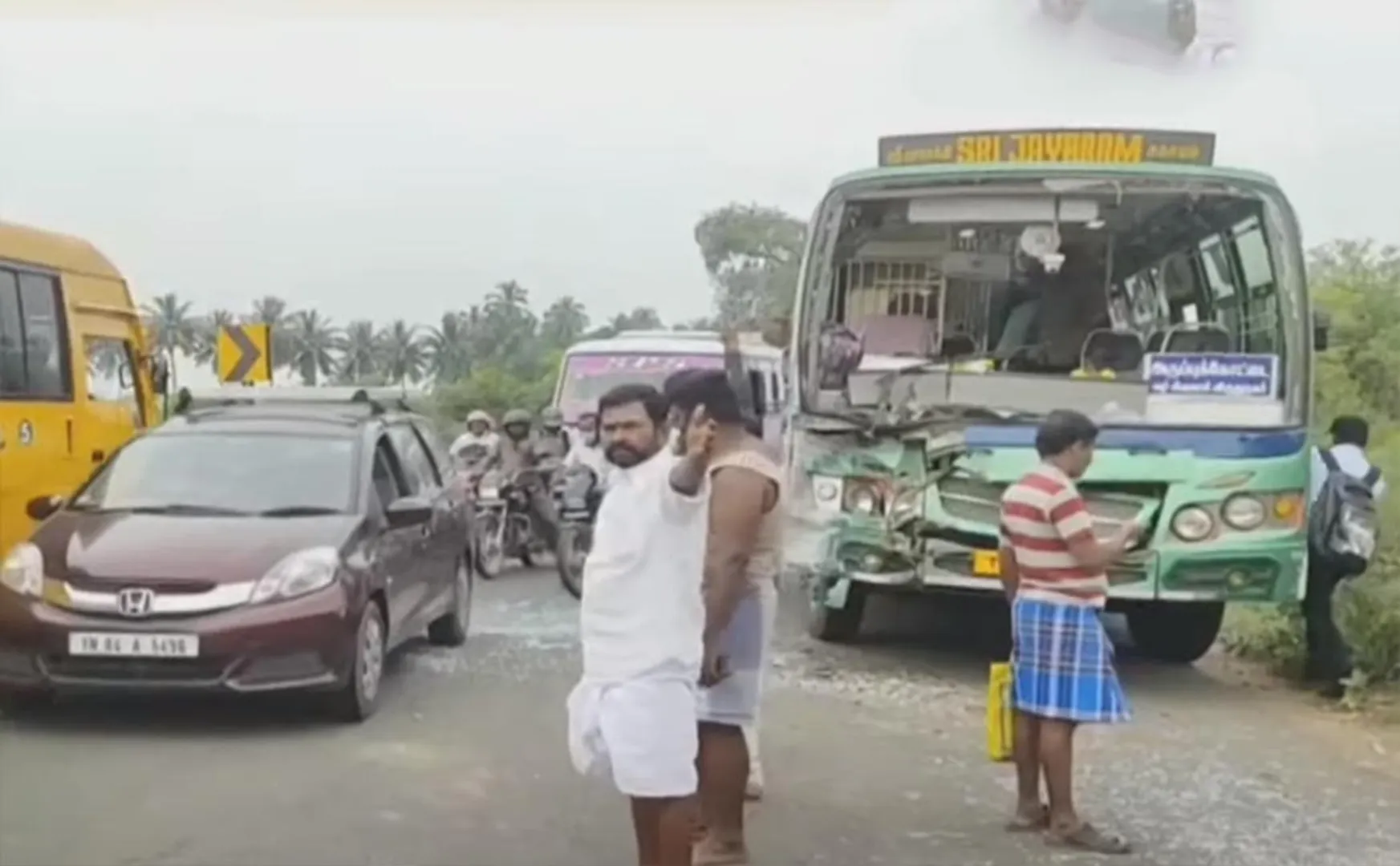 private and government buses incident police investigation 