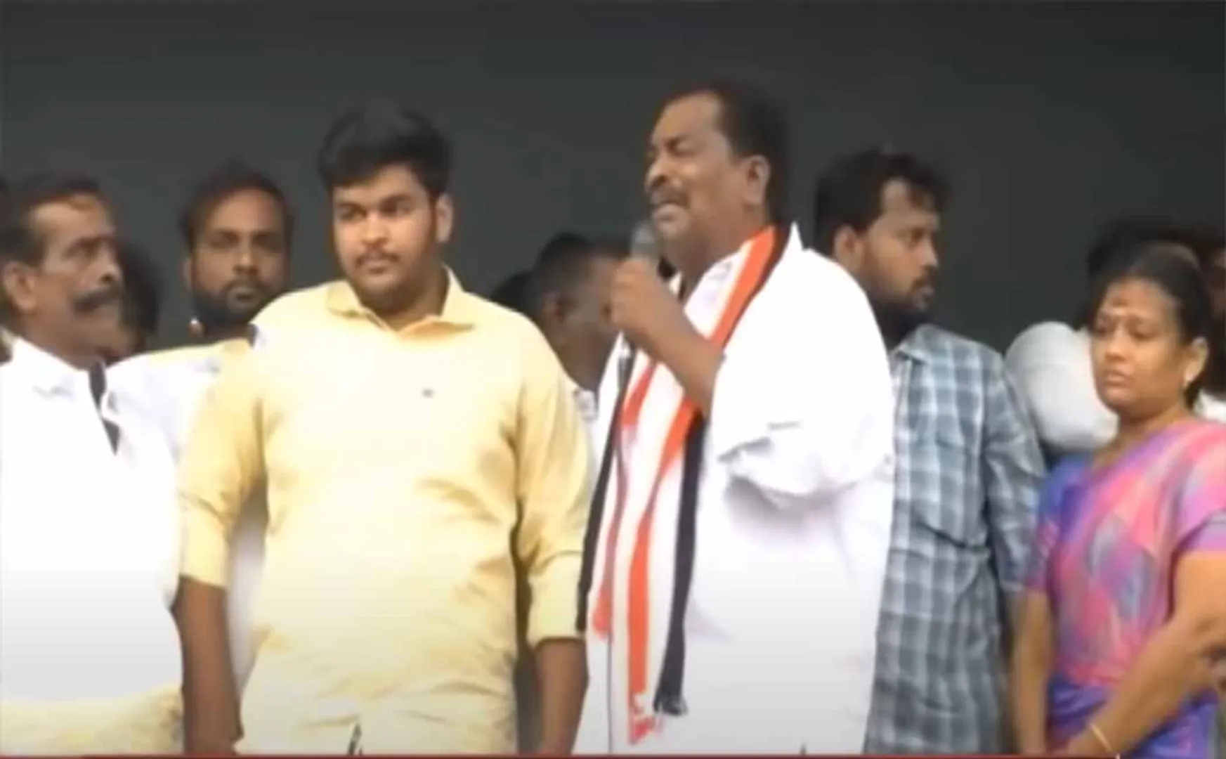 Candidate who collected votes by crying!