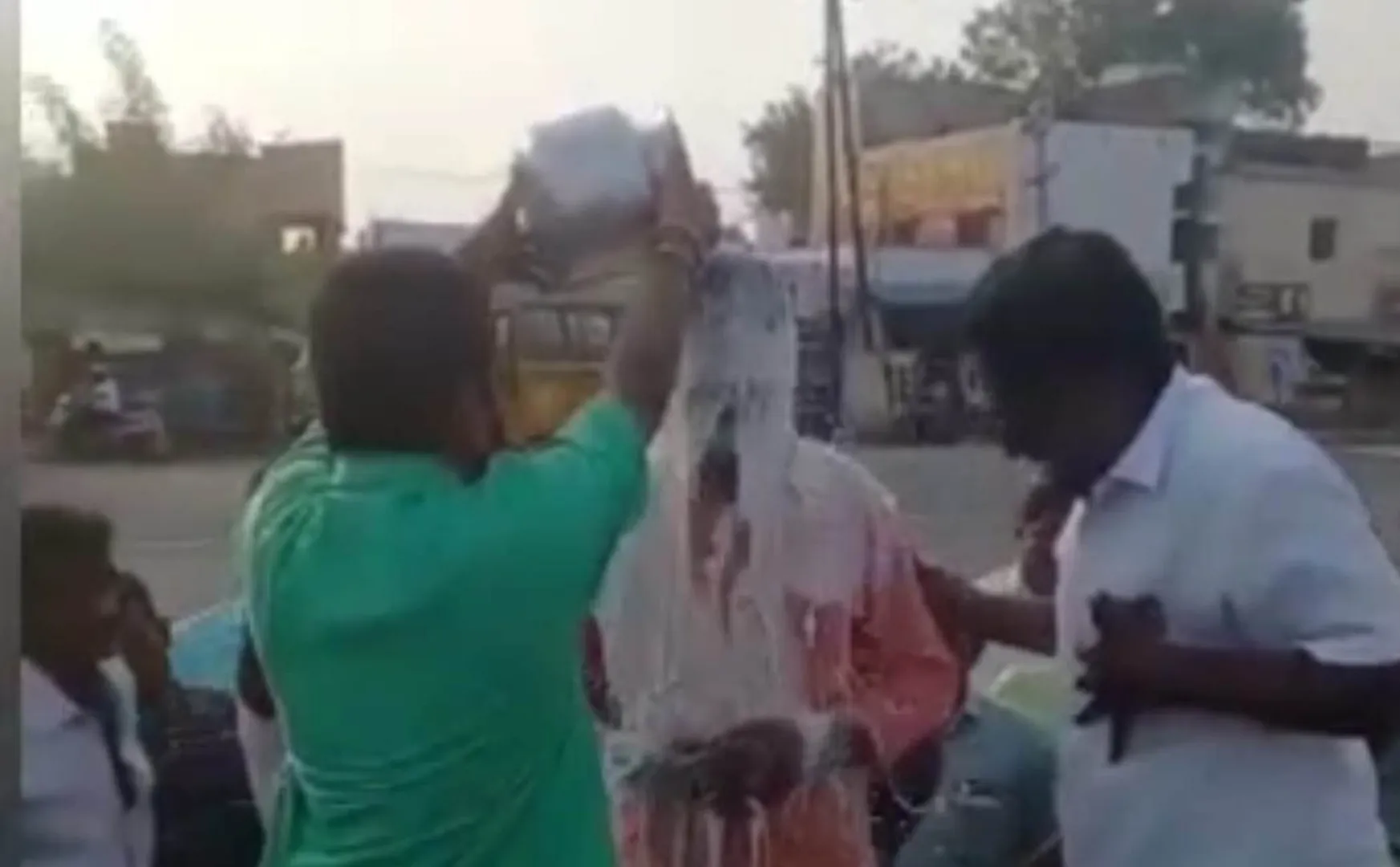 Balabhishekam to the one who came out of prison!