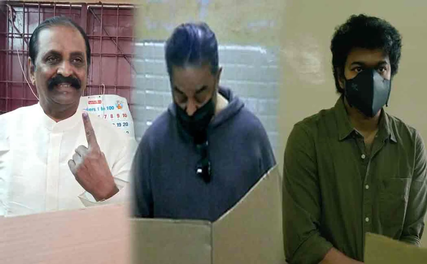 tamil cinema celebrities voted tn Urban Local Election 2022