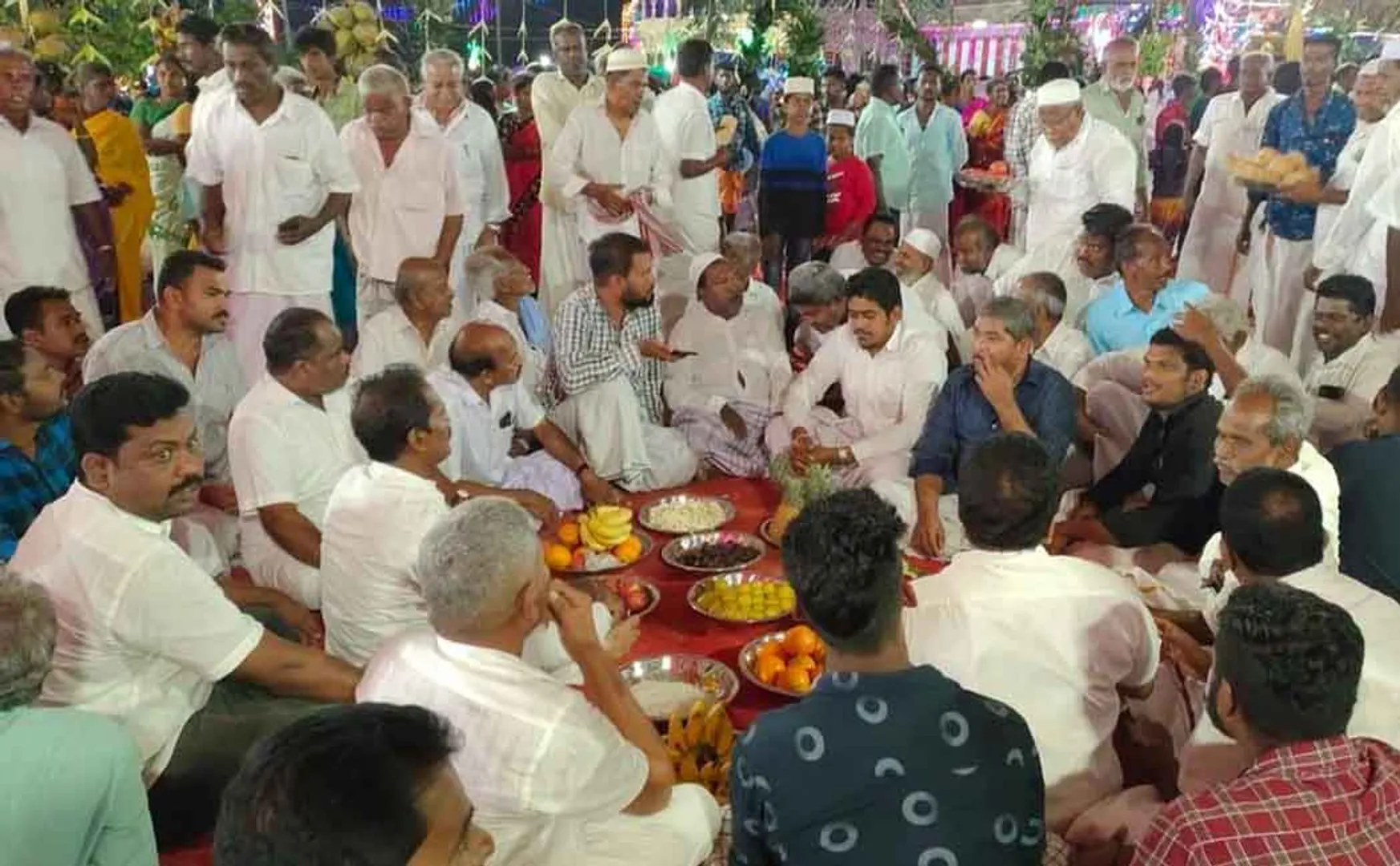 vinayagar temple festival islamic peoples in pudukkottai district 