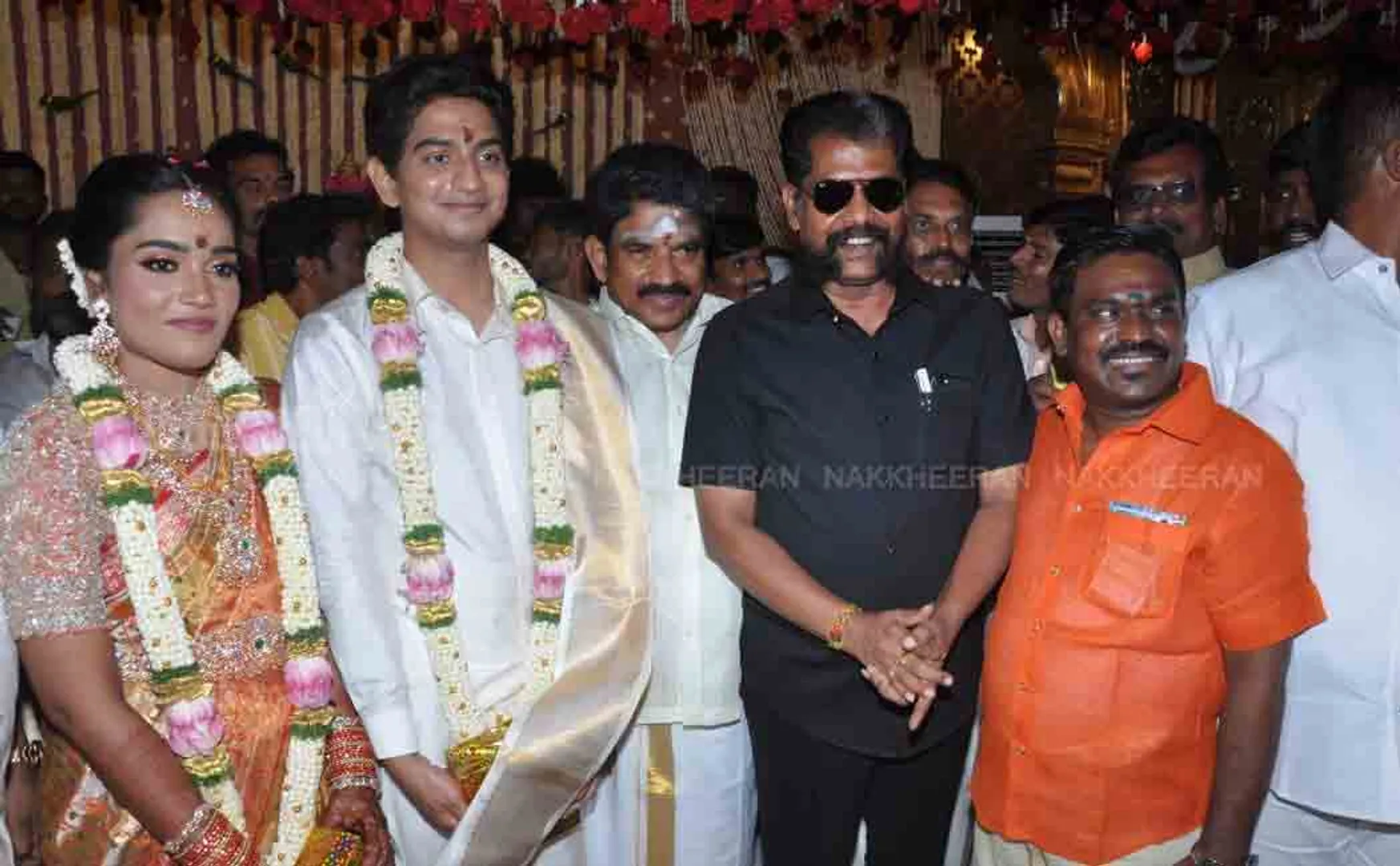 Producer Anbu Cheliyan's Daughter Marriage : Nakkeeran Editor Greetings In person (Pictures)