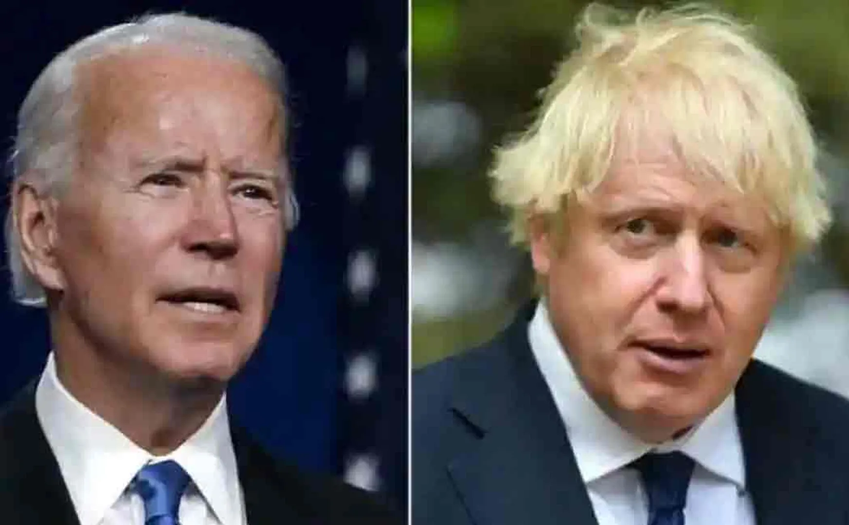 JOE BIDEN - BORIS JOHNSON 