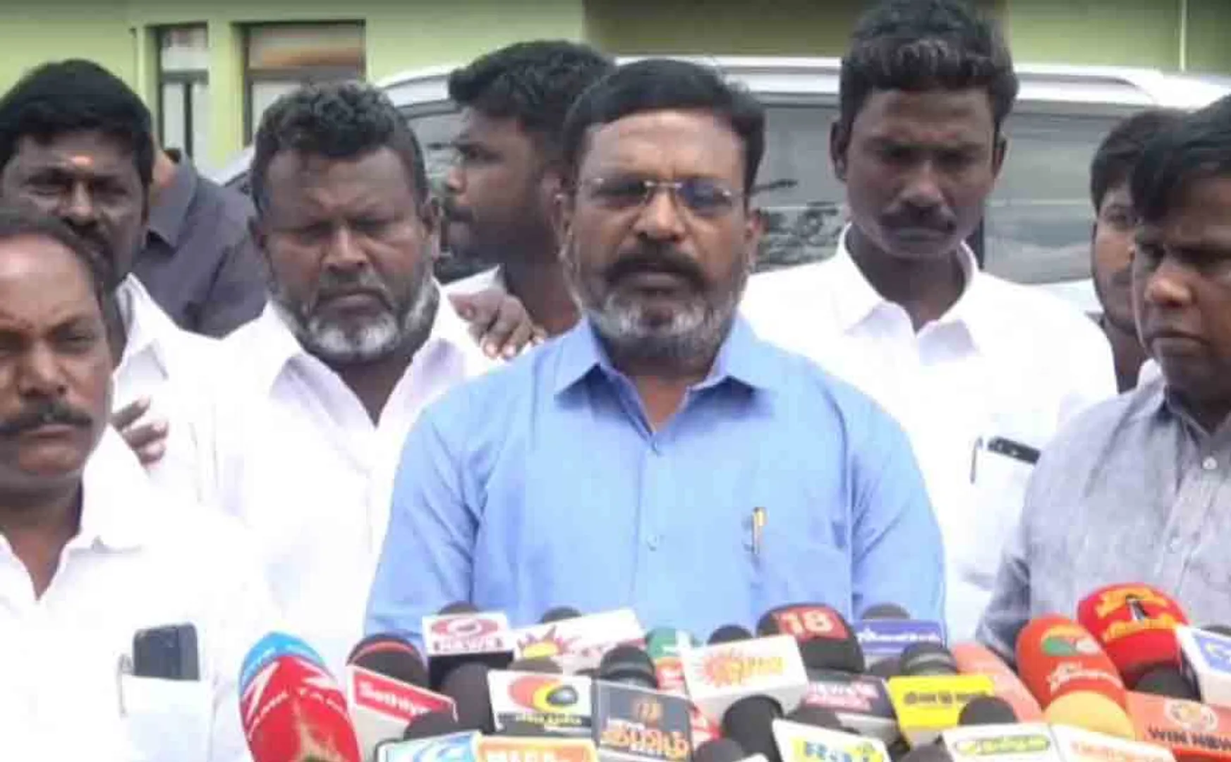 "I hope the ADMK will not carry the BJP on its shoulders anymore" - Thirumavalavan