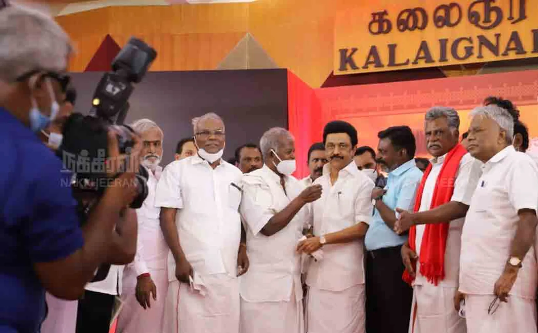 Nallakannu  who greeted the Chief Minister in person 