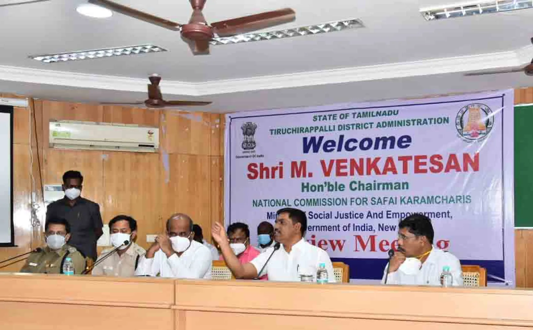 Appropriate action will be taken on the grievances of the cleaning staff - M. Venkatesh