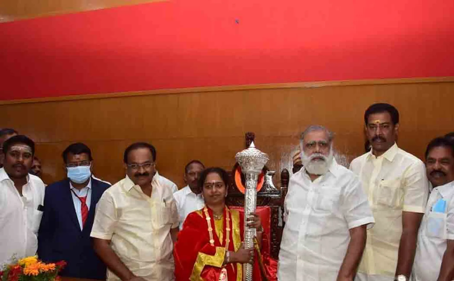 Mayor Inauguration! An ADMK member who came and went!