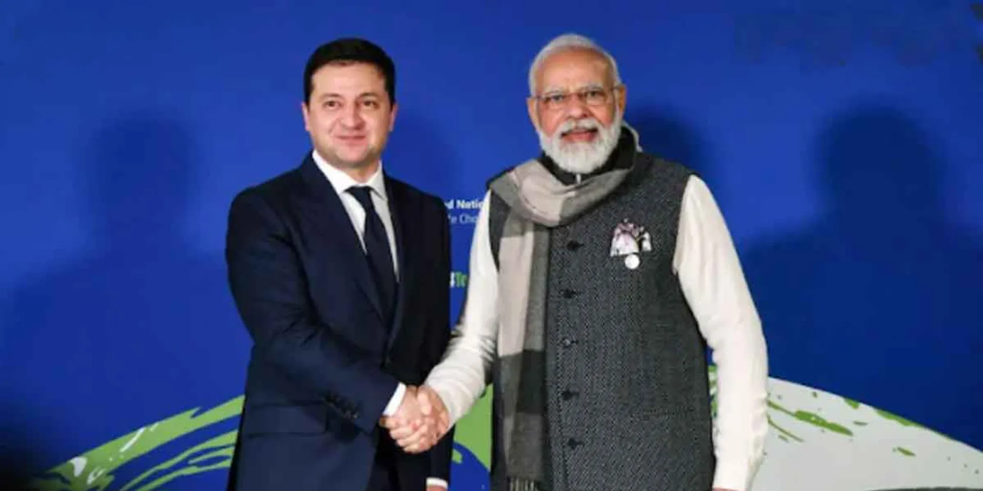 PM Modi talks with Ukrainian President
