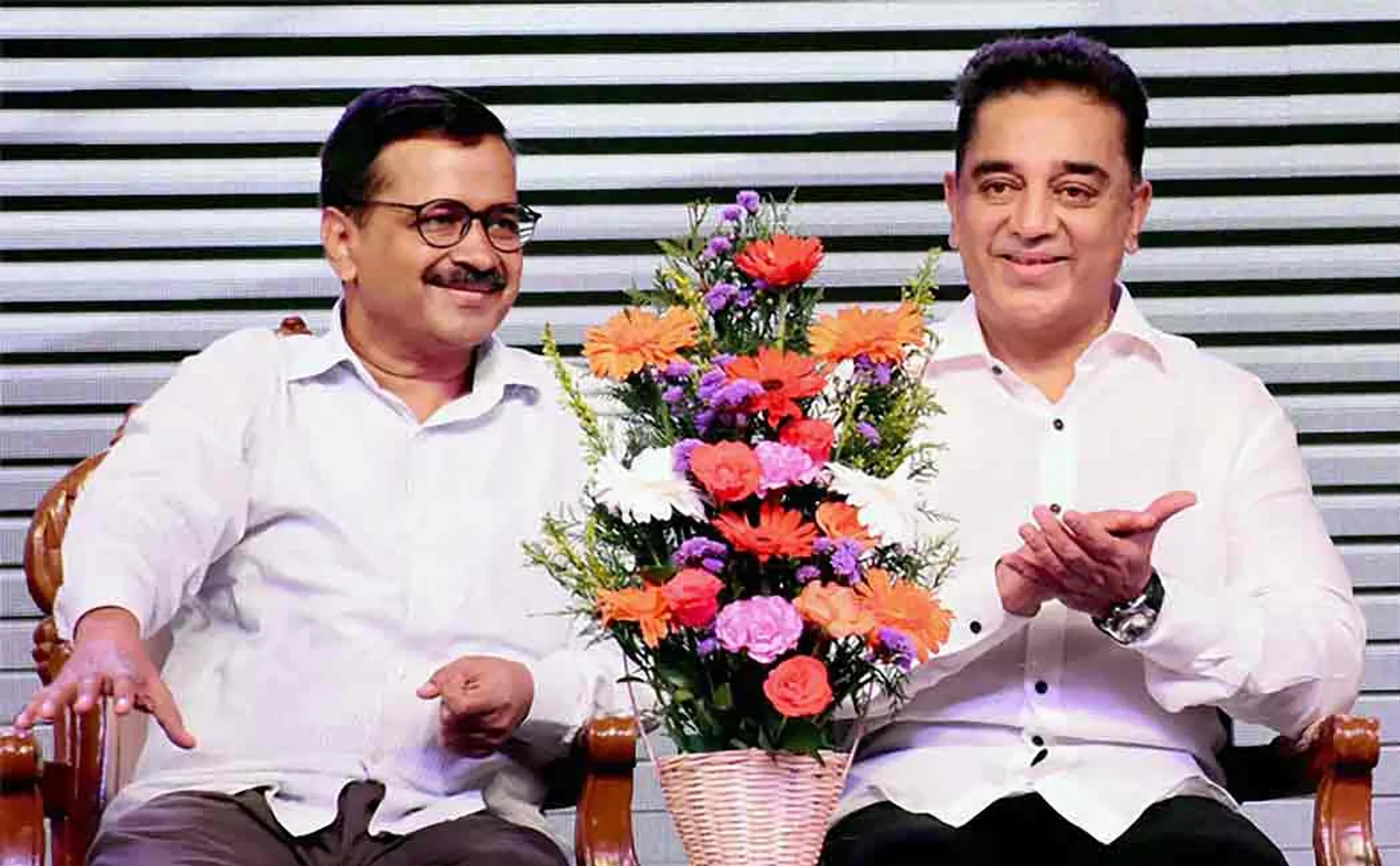 actor kamal haasan wishes arvind kejriwal punjab election victory