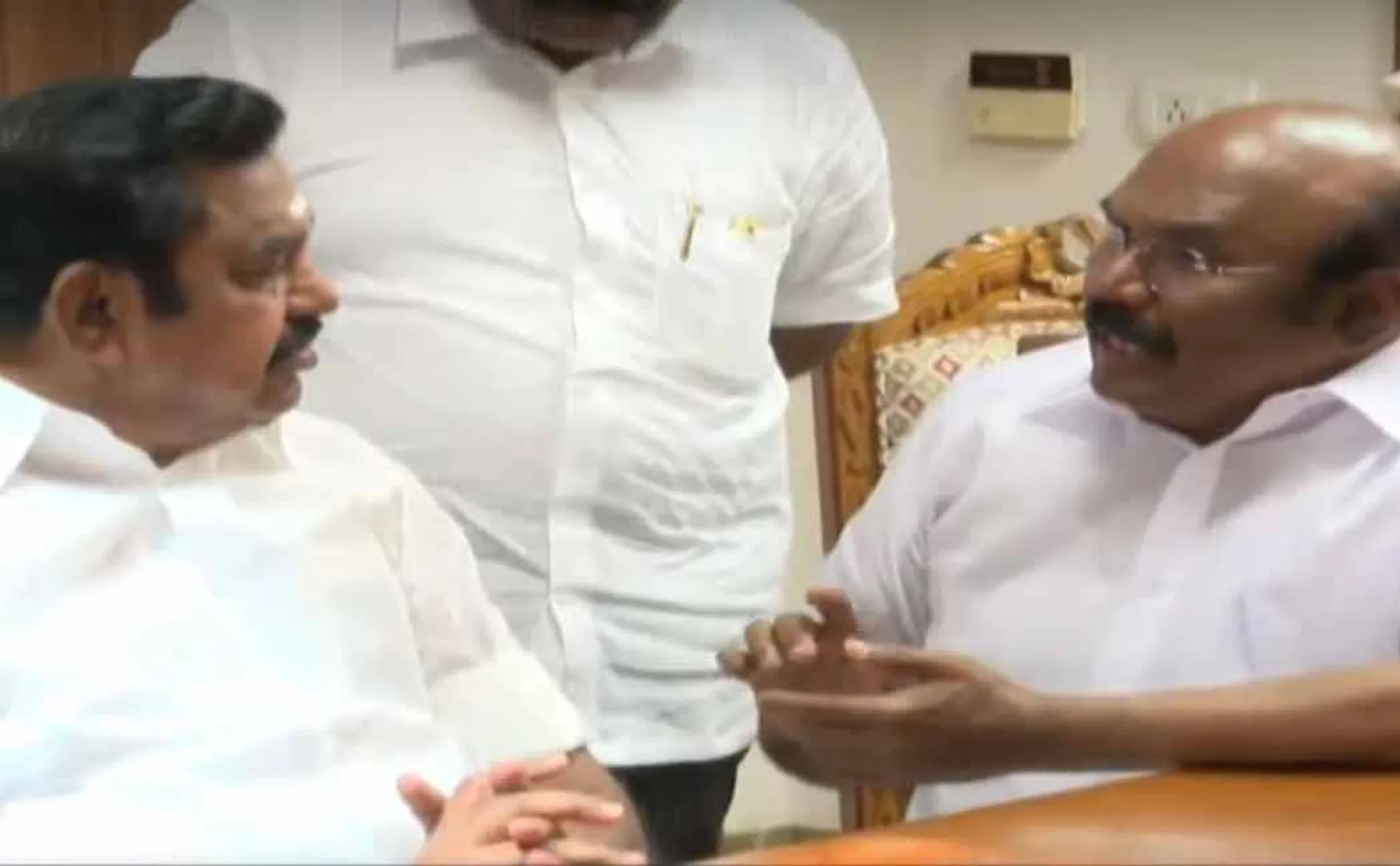 EPS, OPS met Jayakumar at his residence