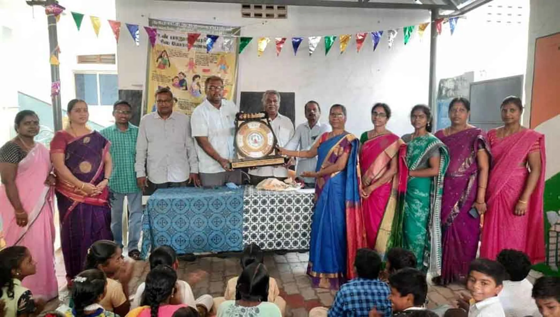 Chidambaram Municipal School Award for Best School in the District!