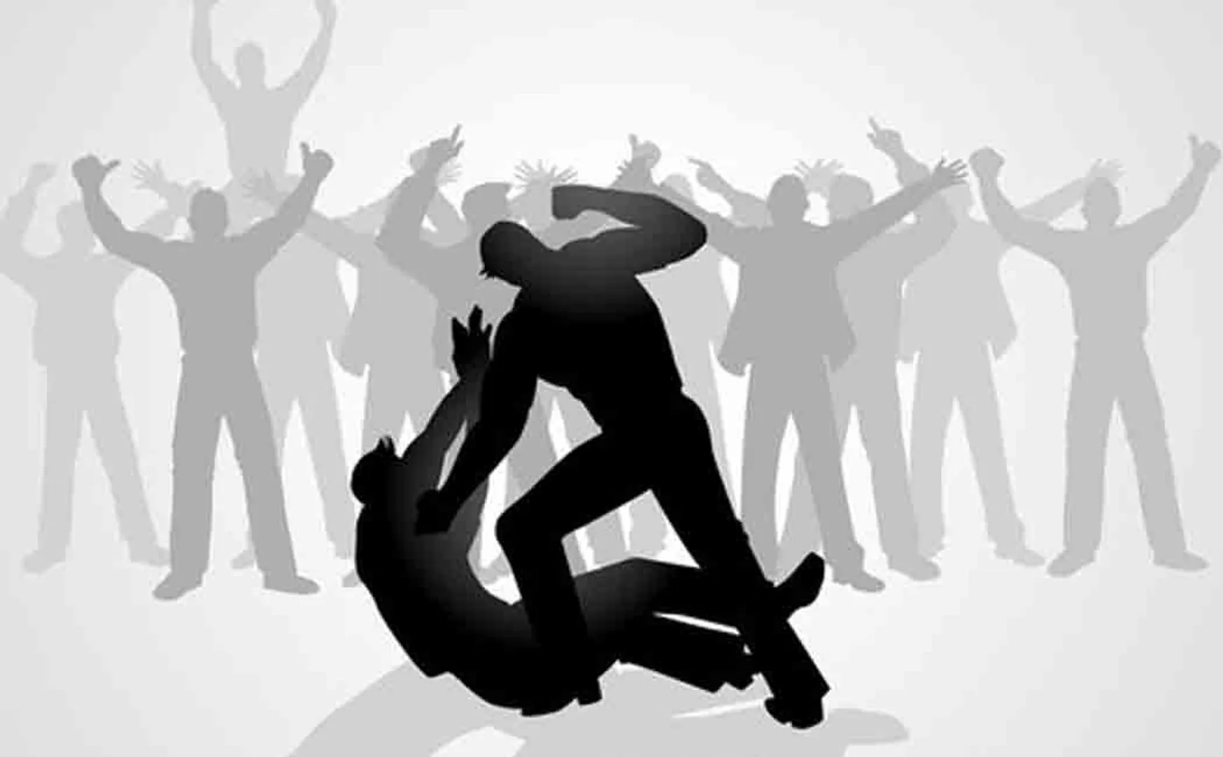 The clash of the youth which started with a small scrape 