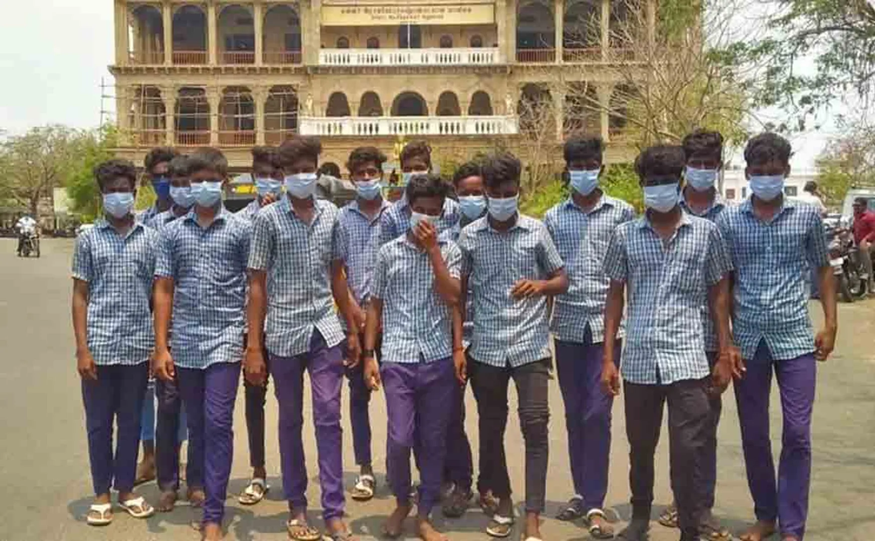 "There is no one to teach the lesson ... How can we write the exam" - Students who petitioned the District Collector!