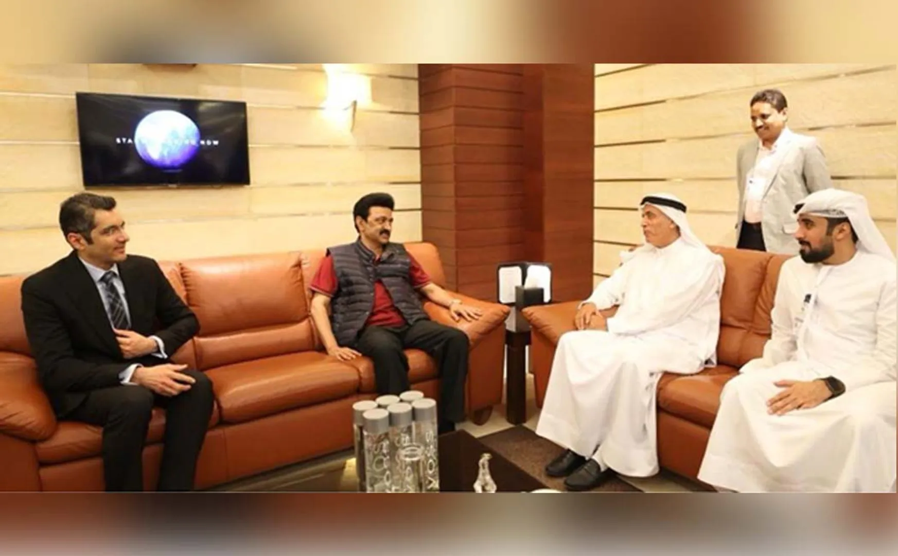 Chief Minister MK Stalin arrives in Dubai! (Pictures)