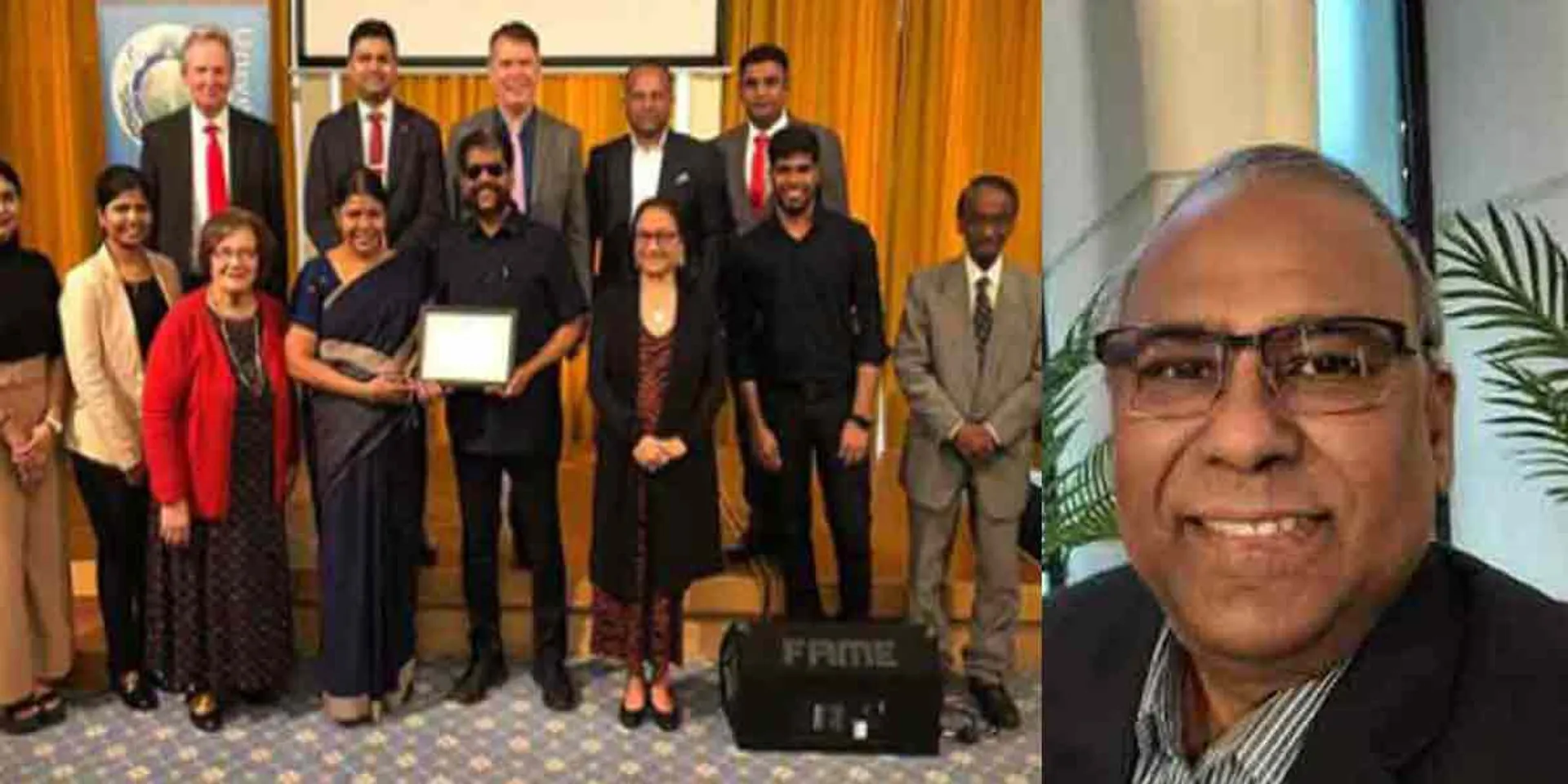 "I consider this award to be an honor bestowed on the entire Tamil community," he said. Udayanesan Greetings 
