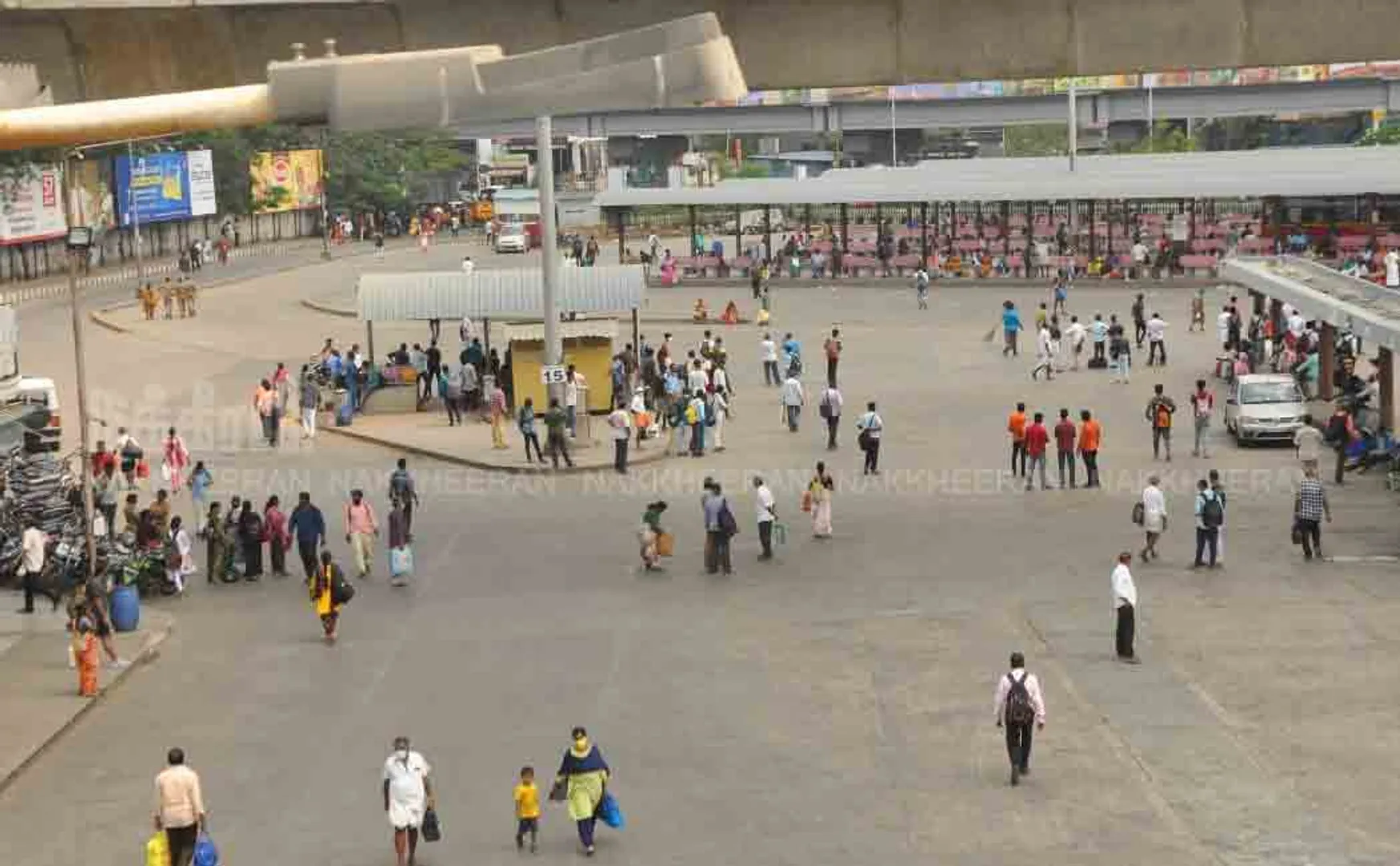 Government Workers refuse to take bus 