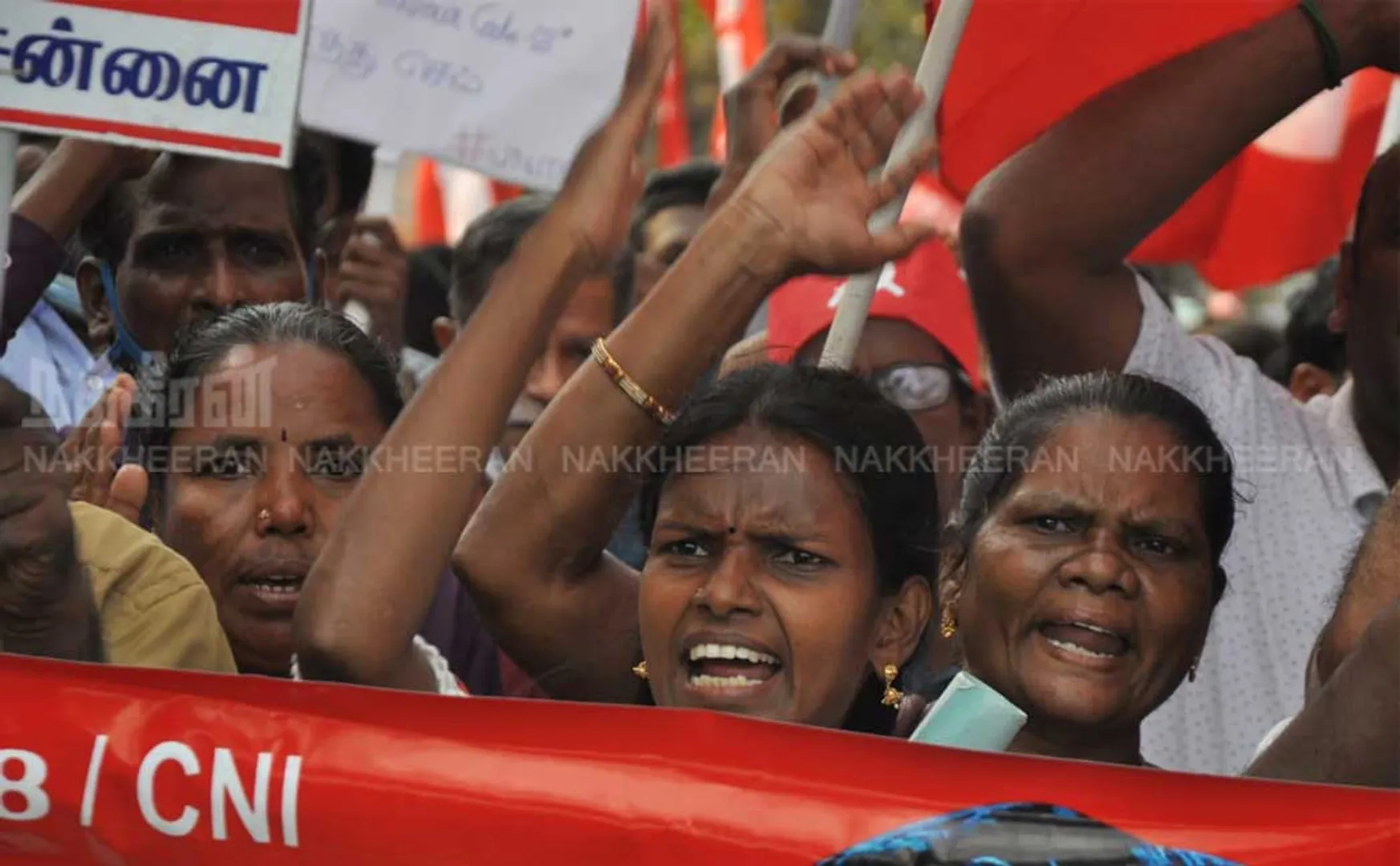 struggle trade unions chennai saidapet 