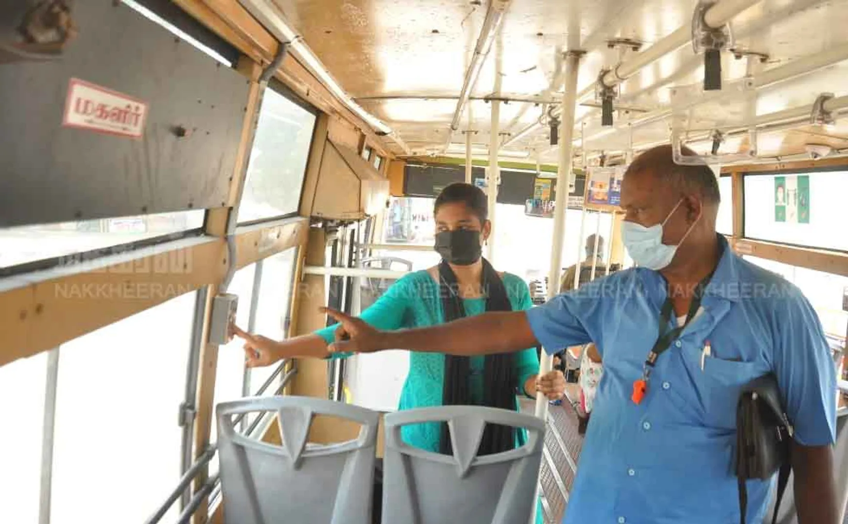 Women can now travel safely on city buses 