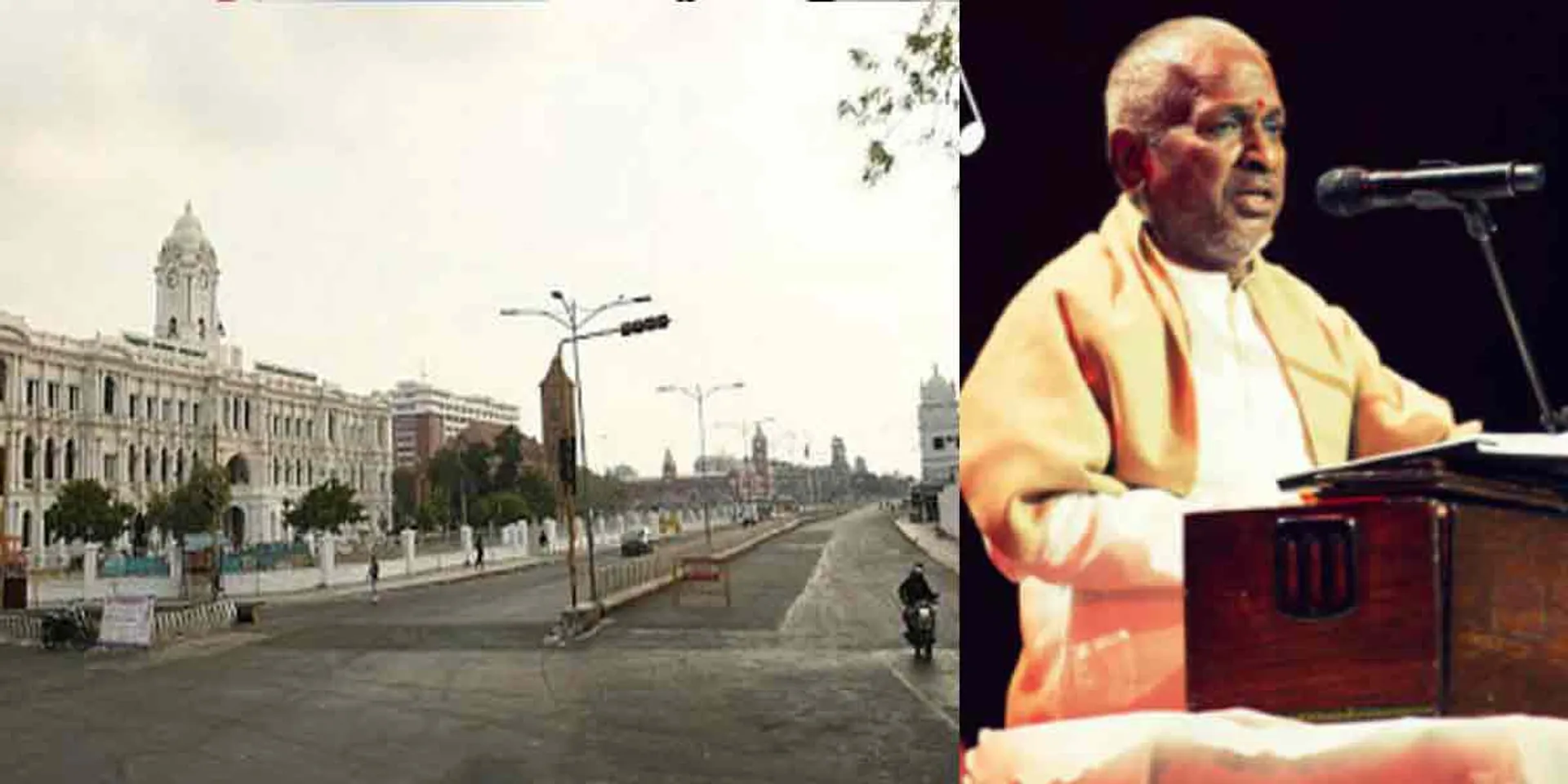  '' Thenmadurai Vaigai Nadi ... '' - Ilayaraja music sounding at the signal