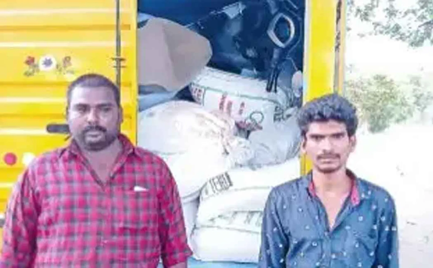 Ration rice for sale 2 arrested 