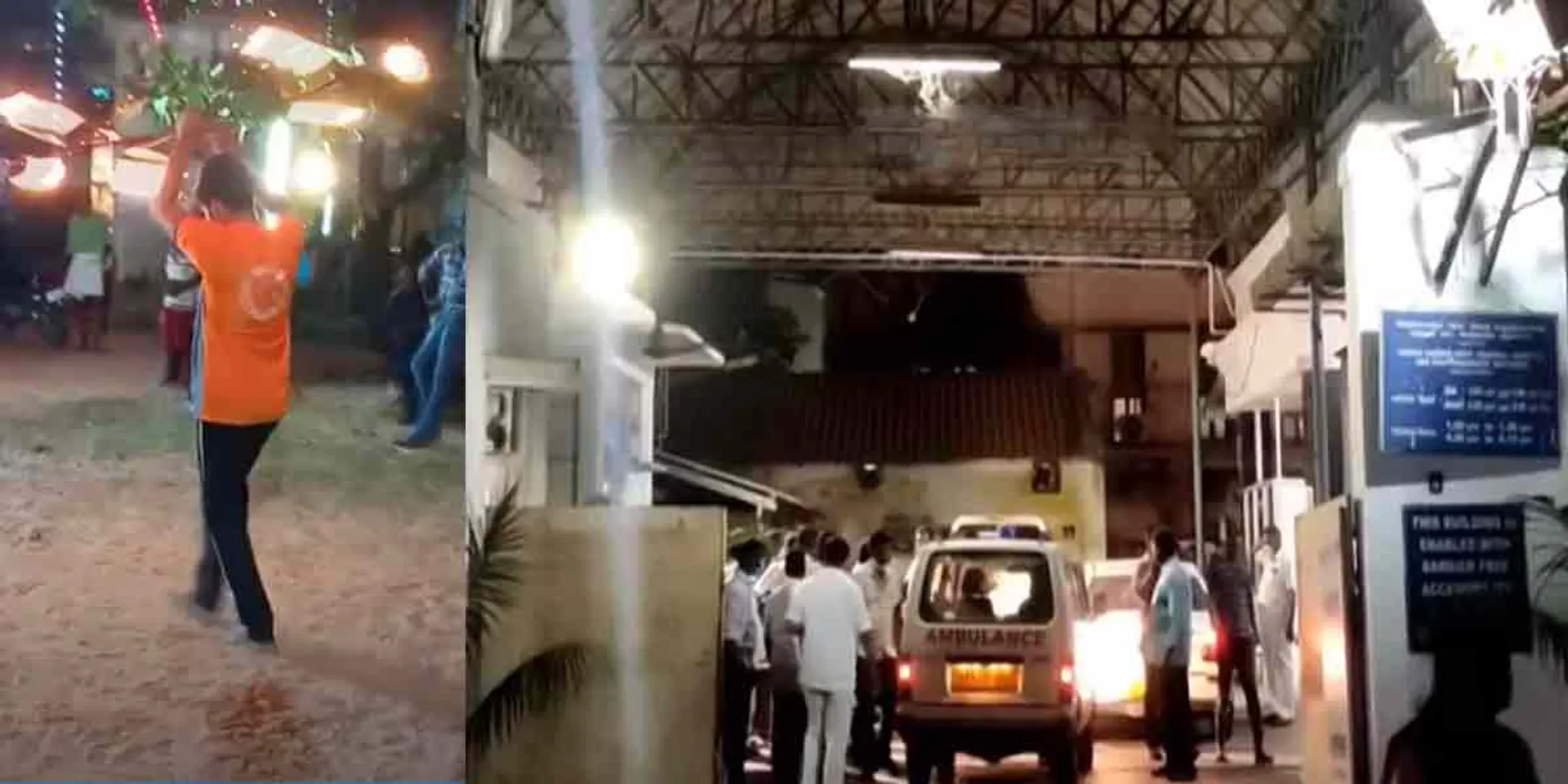 Explosion at temple festival ... 5 injured!