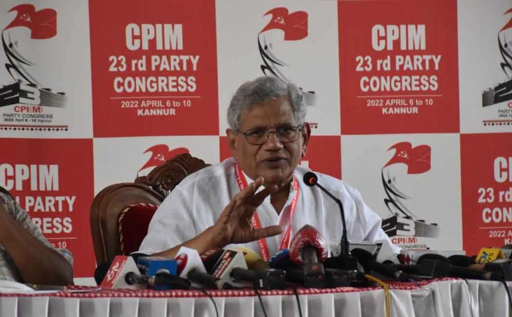 Sitaram Yechury re-elected National General Secretary of Marxist Communist Party