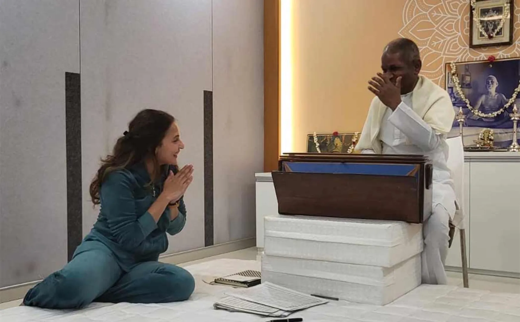 ilaiyaraaja joins aishwaryaa rajinikanth oh saathi chal film