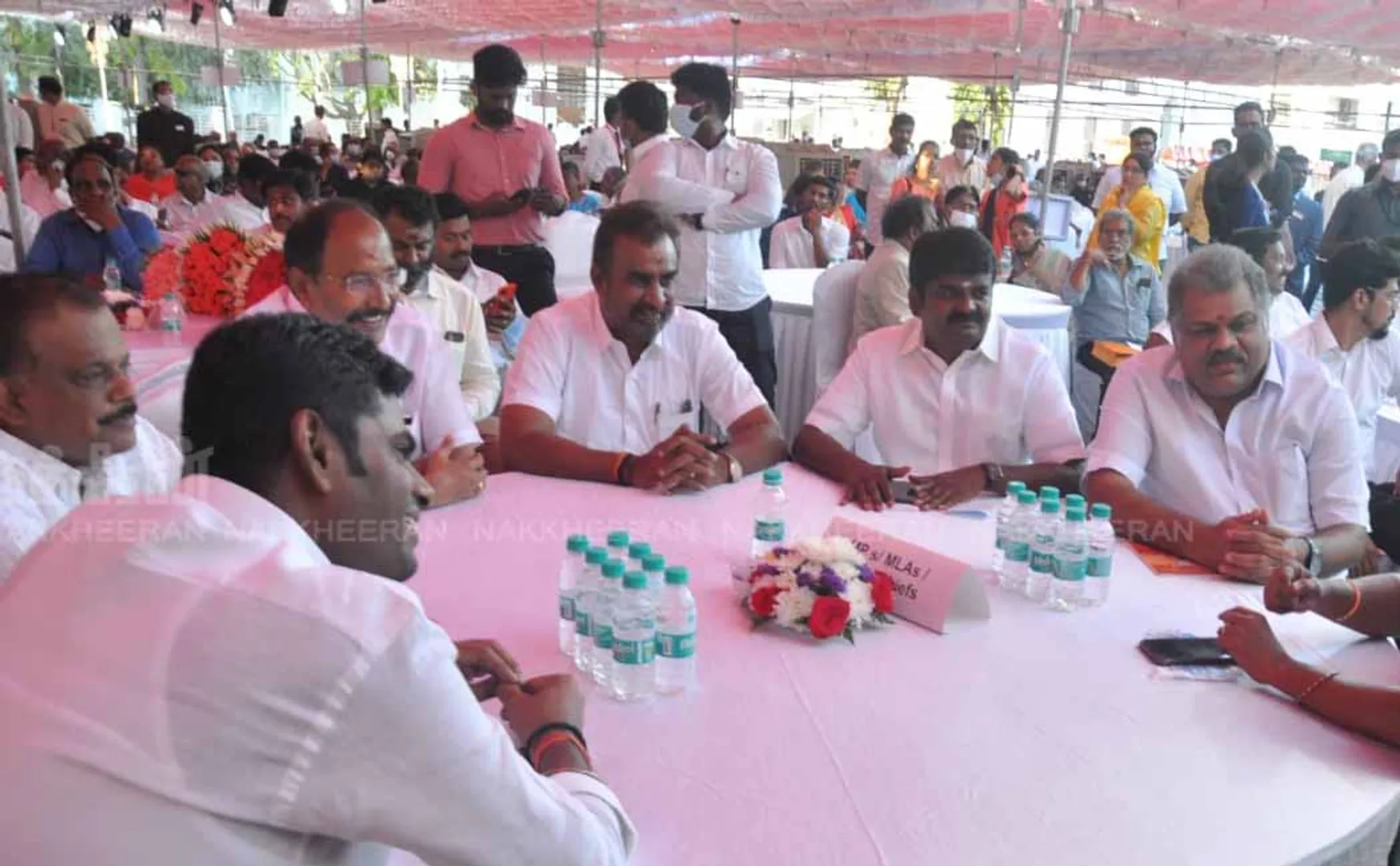 AIADMK, BJP at the same table at the Governor's Tea Party. Celebrities Participation! (Pictures)