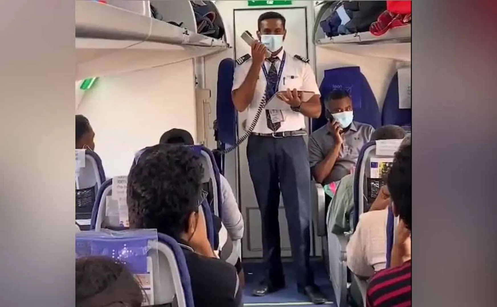 The pilot who sang the Tamil New Year poem on the plane!