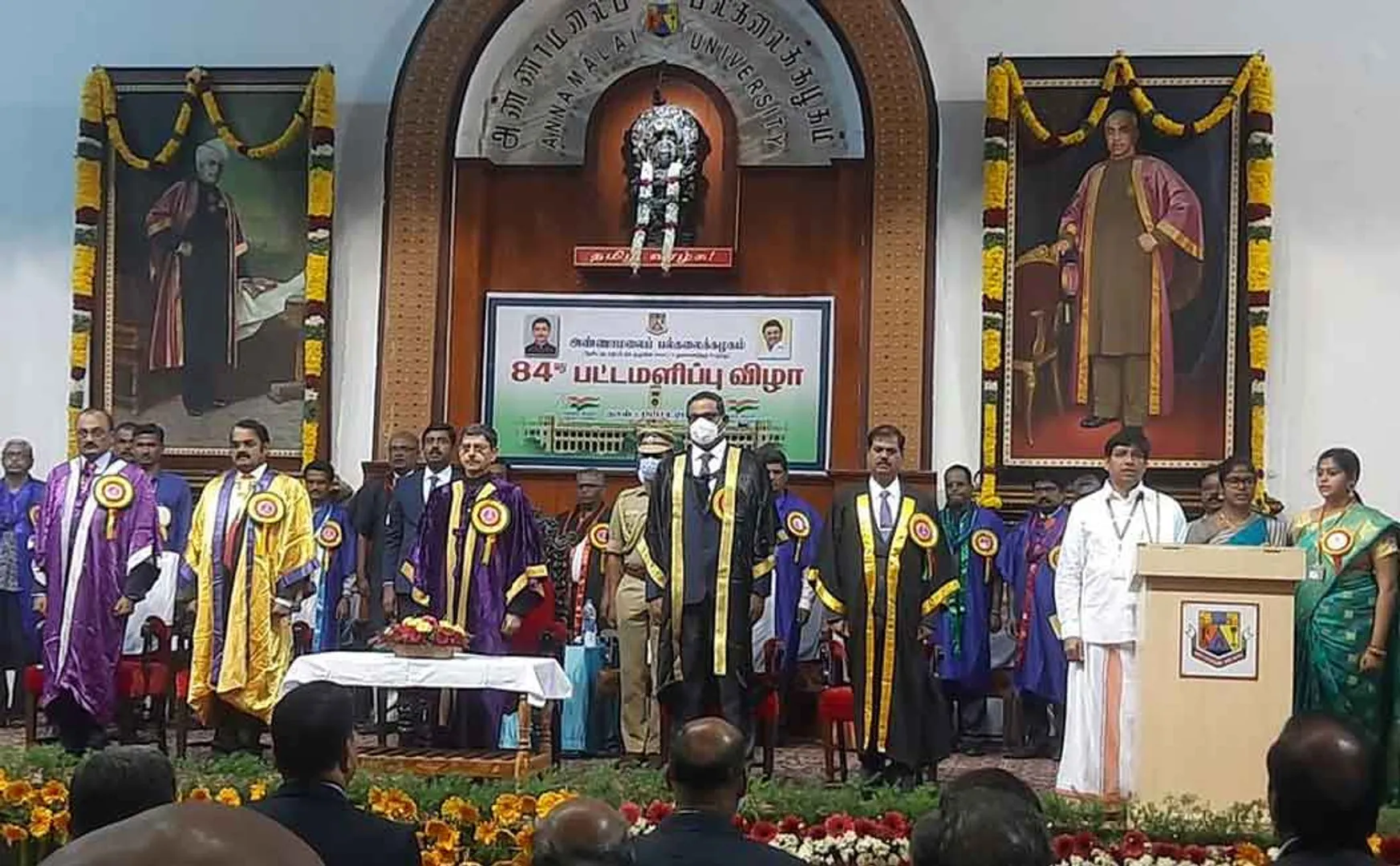 Annamalai University Graduation Ceremony attended by the Governor! Ignored DMK ministers!