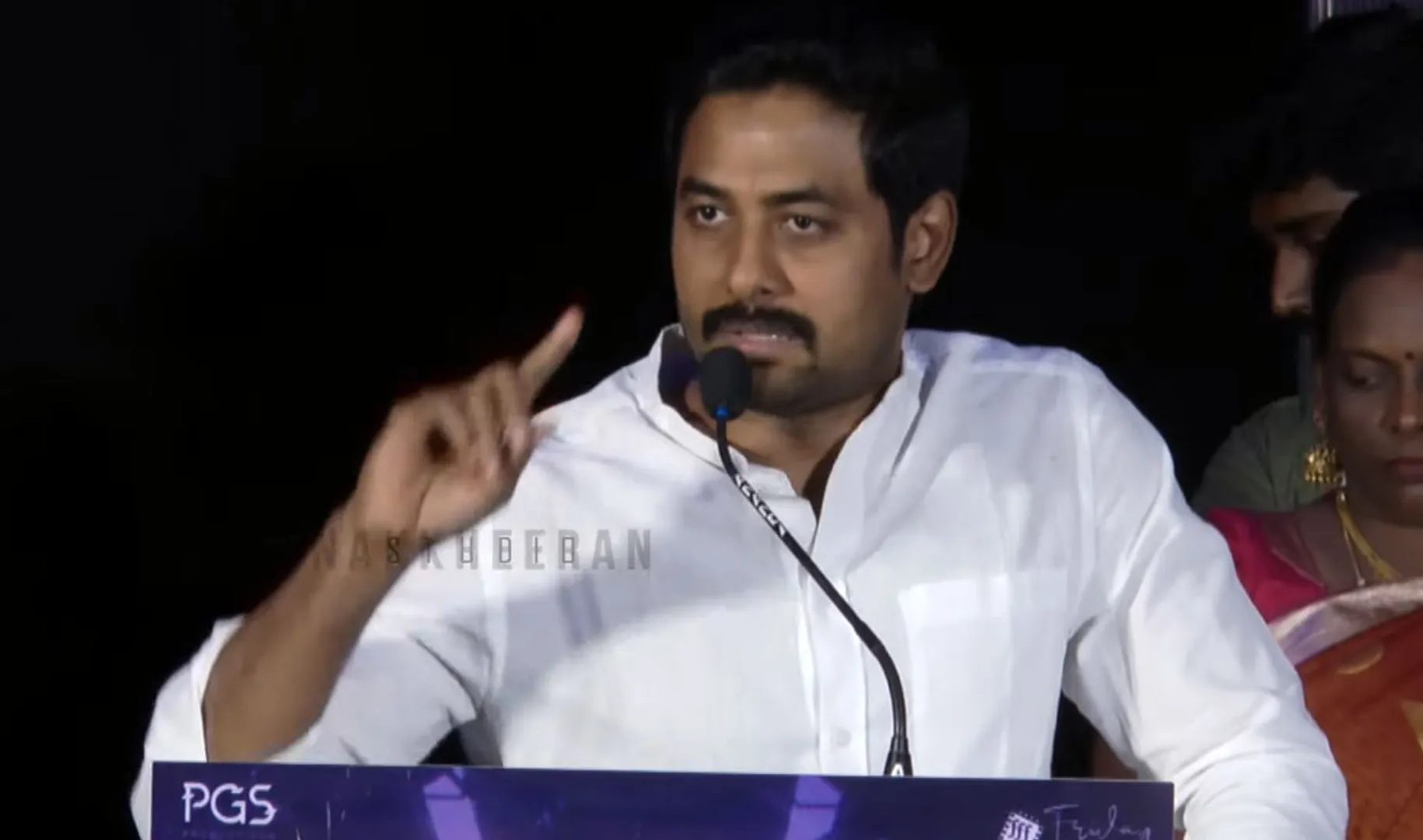 Not to mention Hindi, but ... - Actor Aari speech