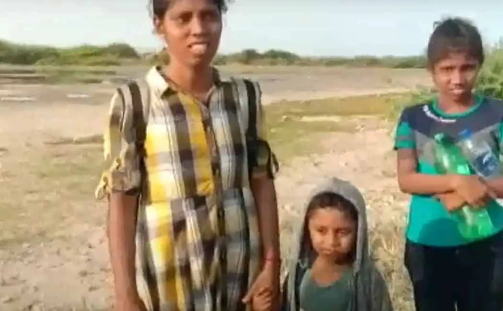 Woman with children seeking refuge from Sri Lanka  Police investigation