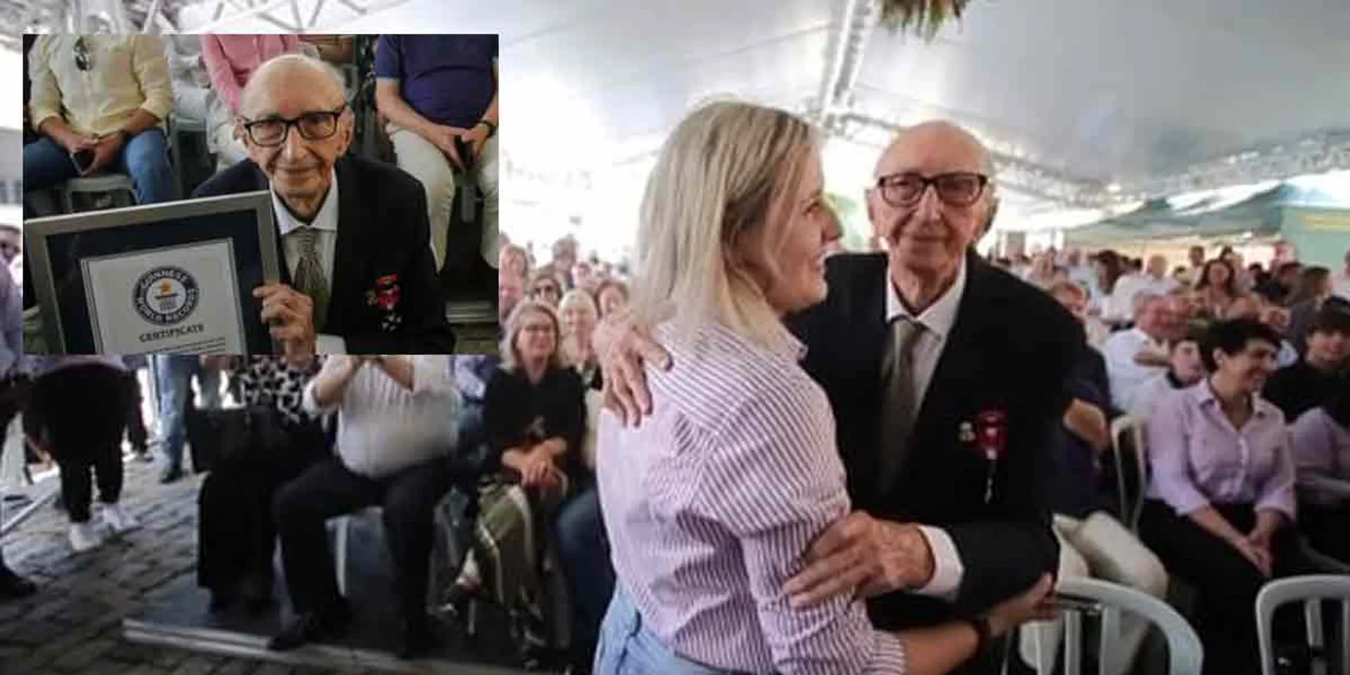  84 years working in the same company ... Guinness record 