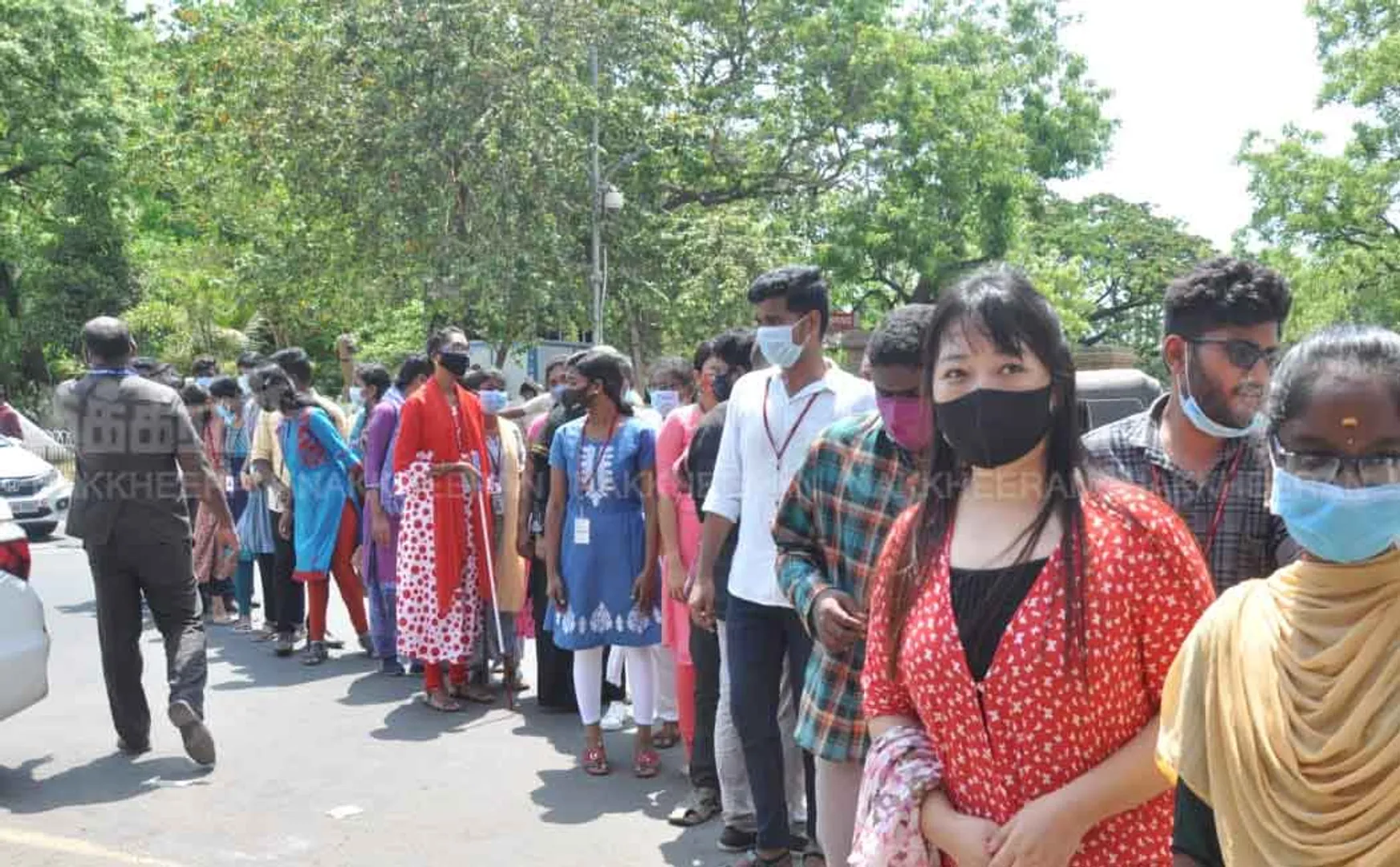 Chennai University students who witnessed the assembly events 