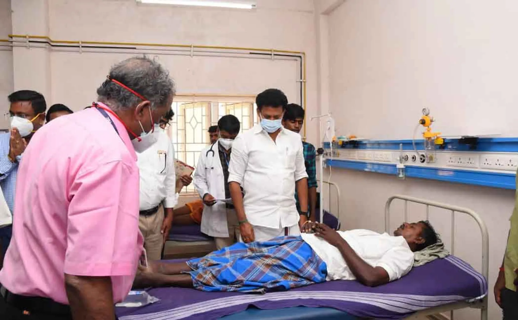 Tanjore chariot accident! Minister Anbil Mahesh meets the injured and offers his condolences!