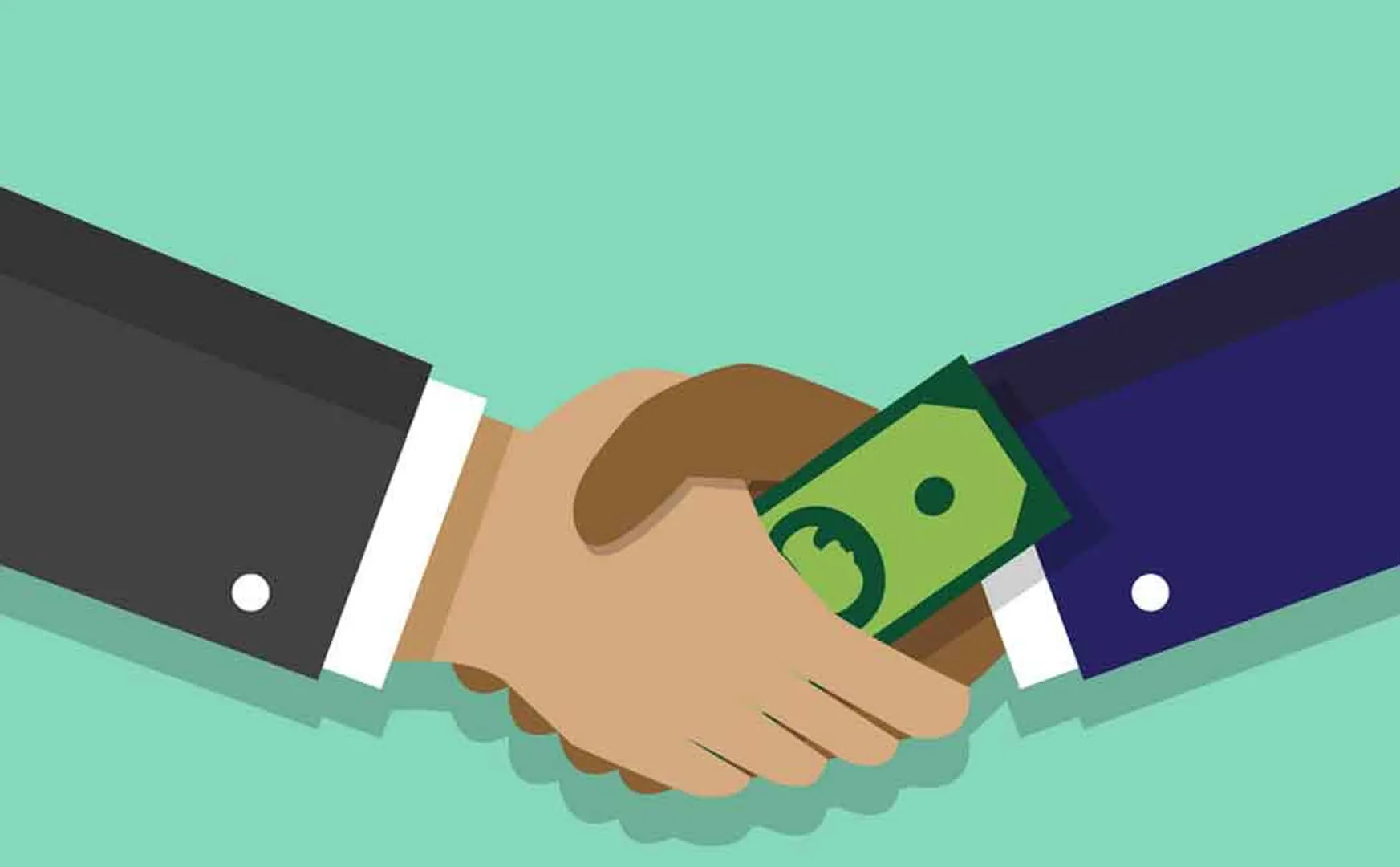 Government employees caught in bribery!